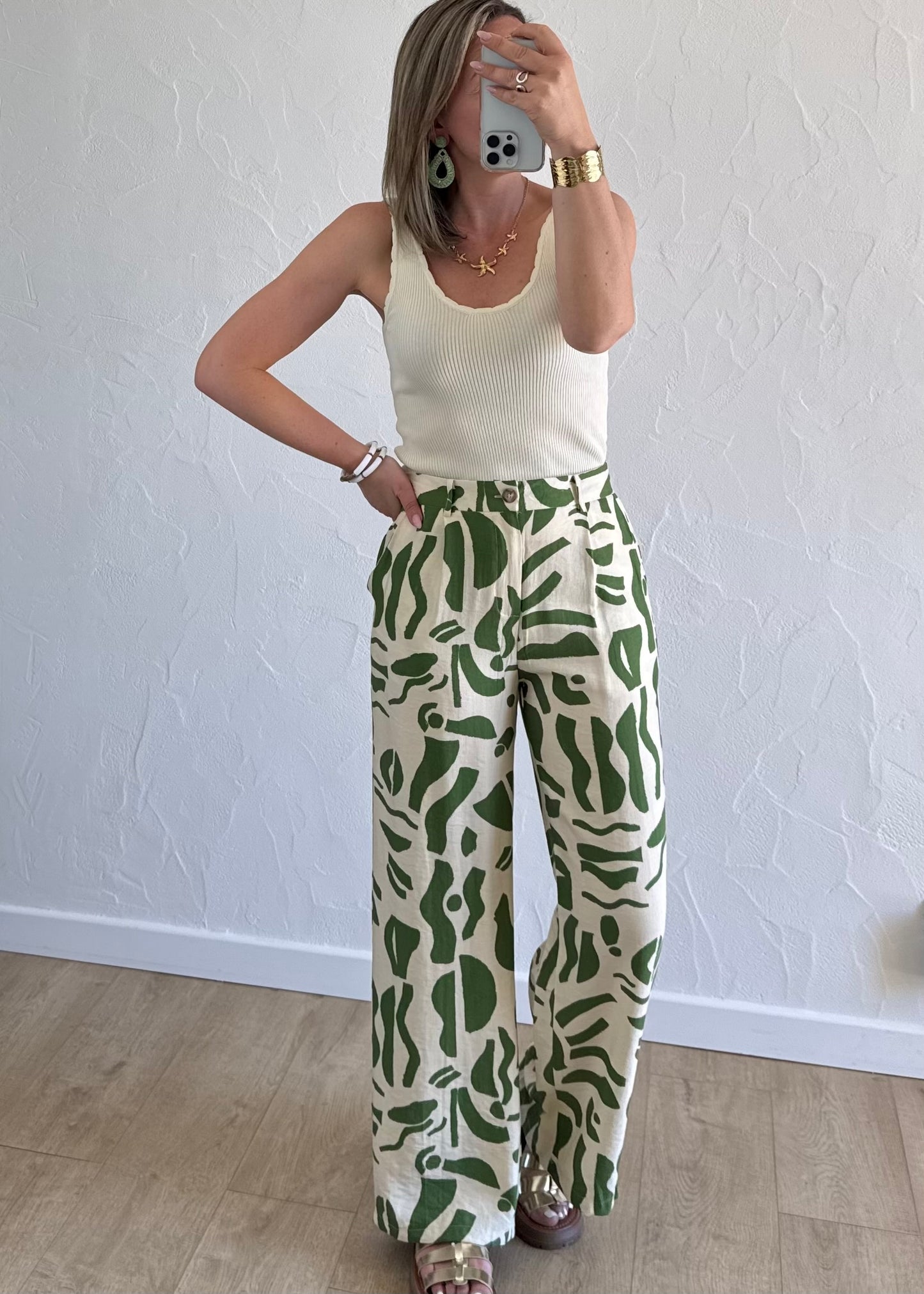 Pantalon Louison Vert