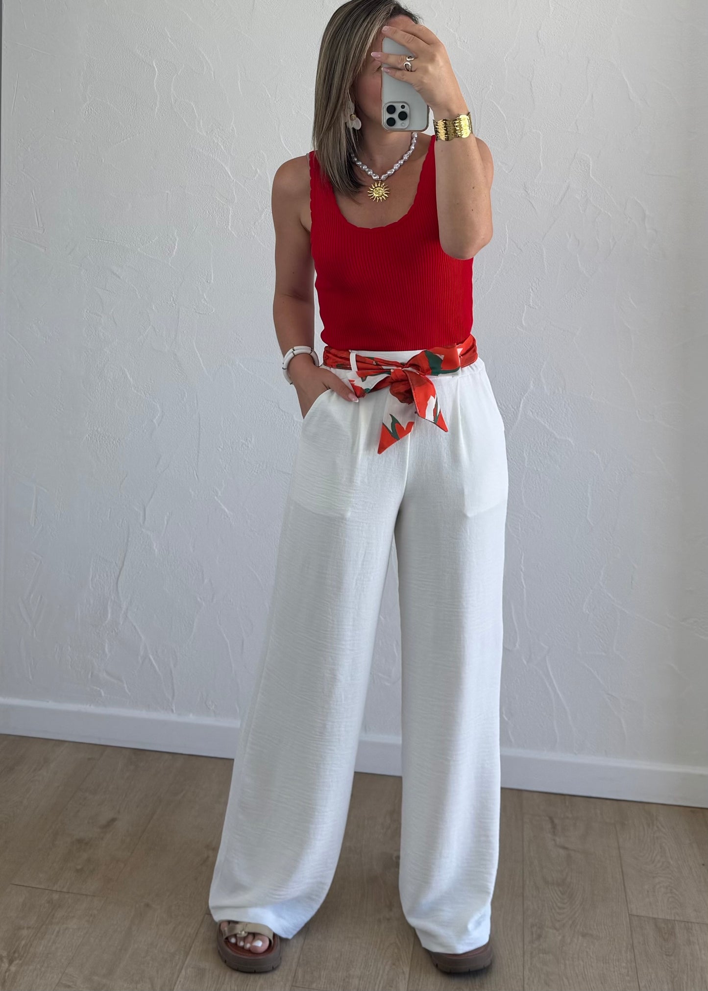 Pantalon Paula Blanc