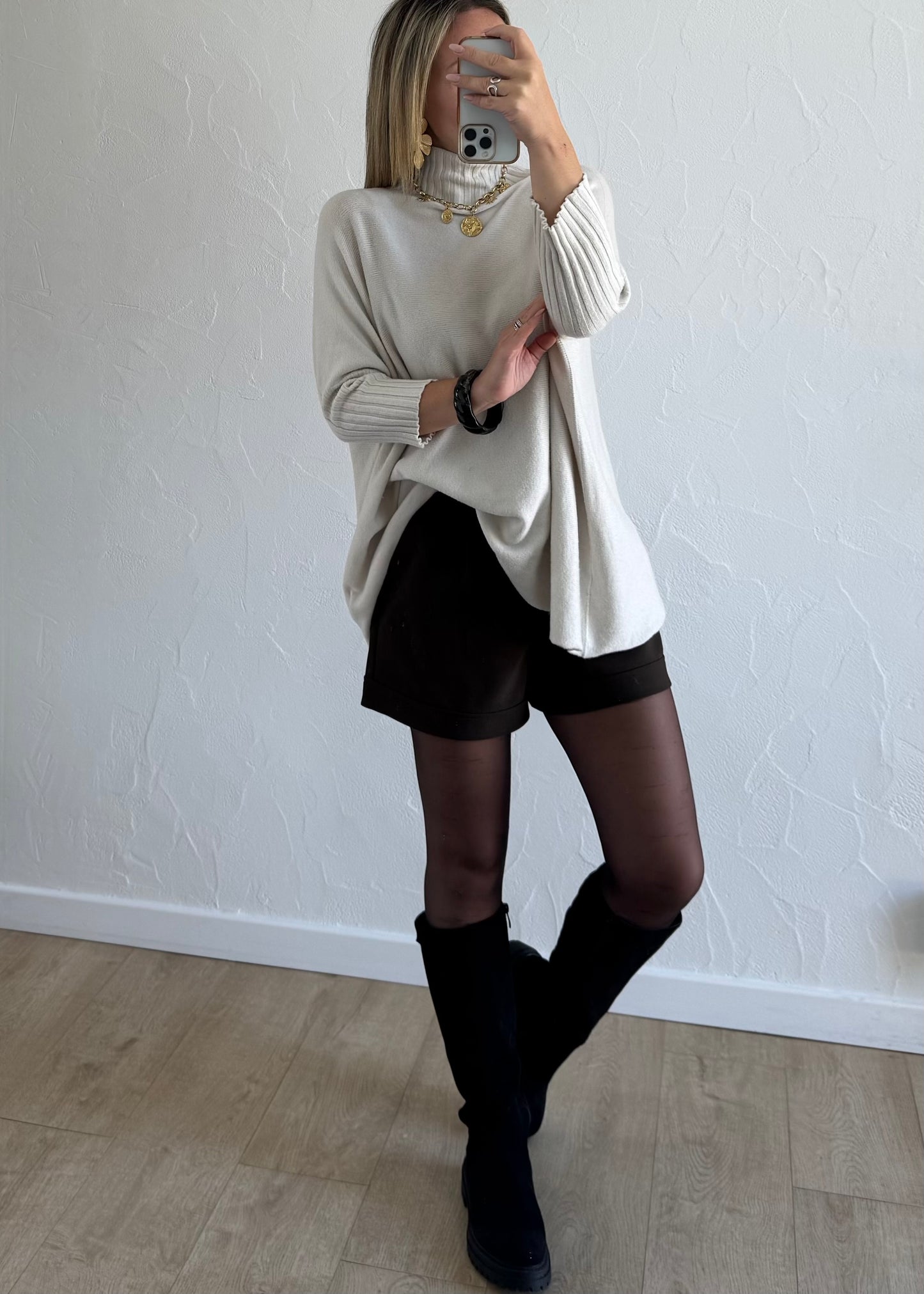 Short FLAVIE Marron