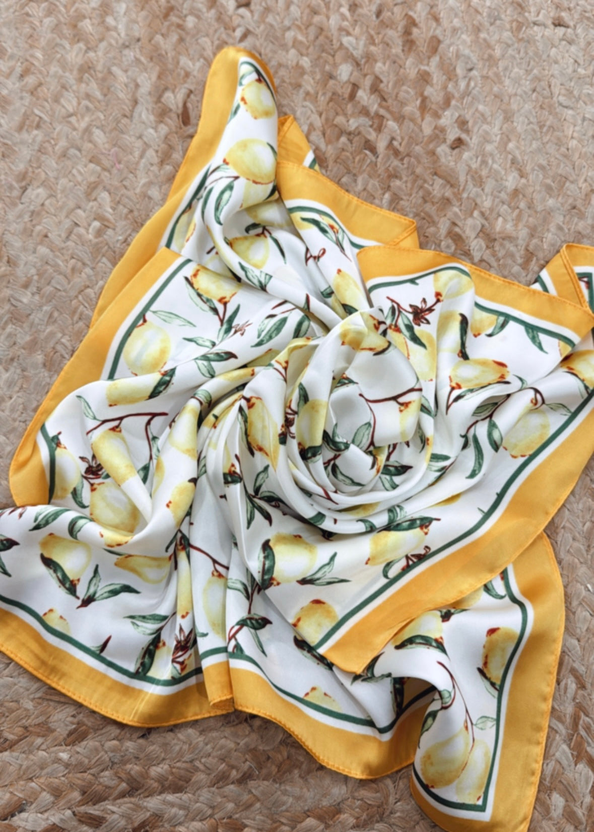 Foulard citron đ