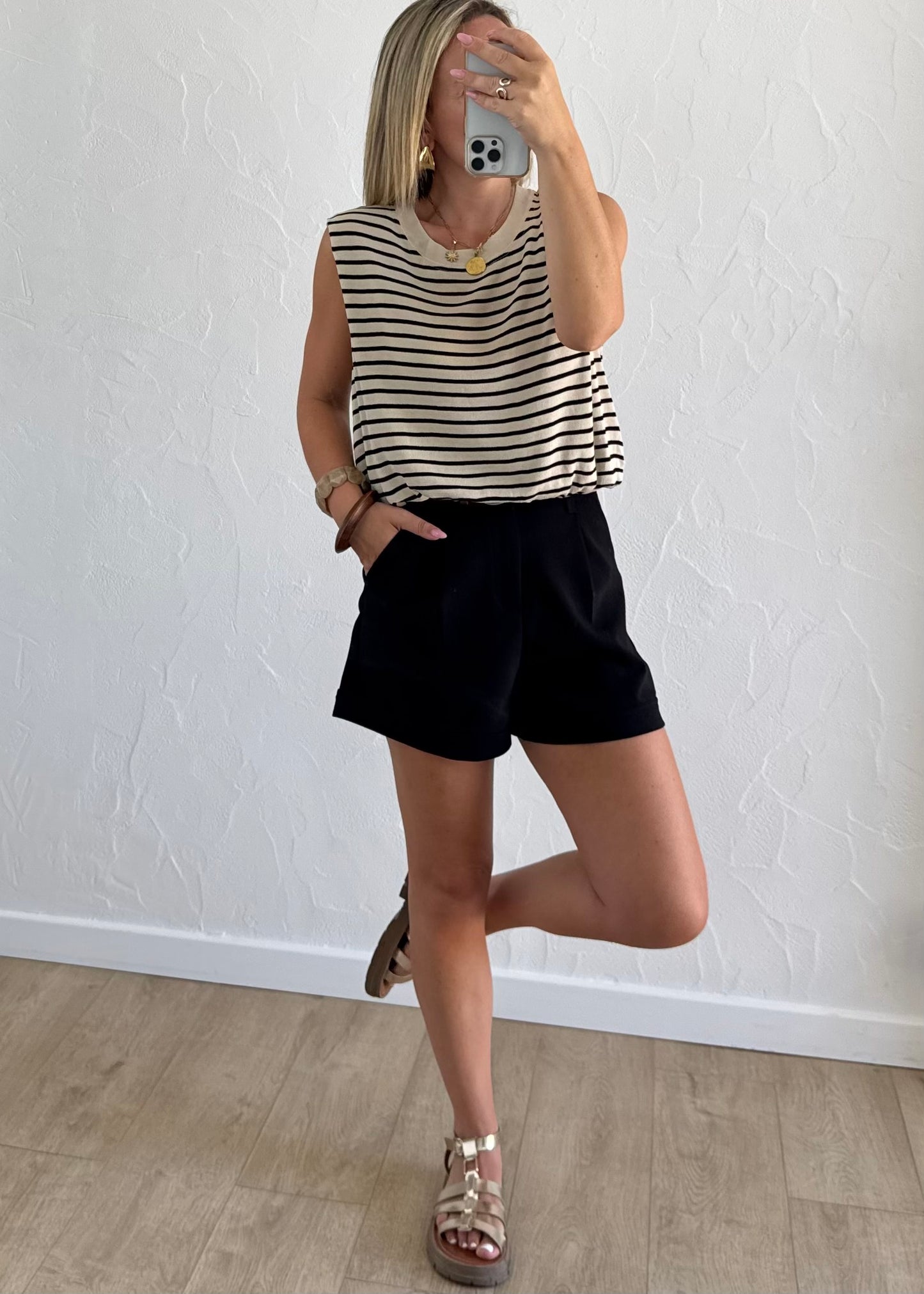 Haut LAURA à Rayures