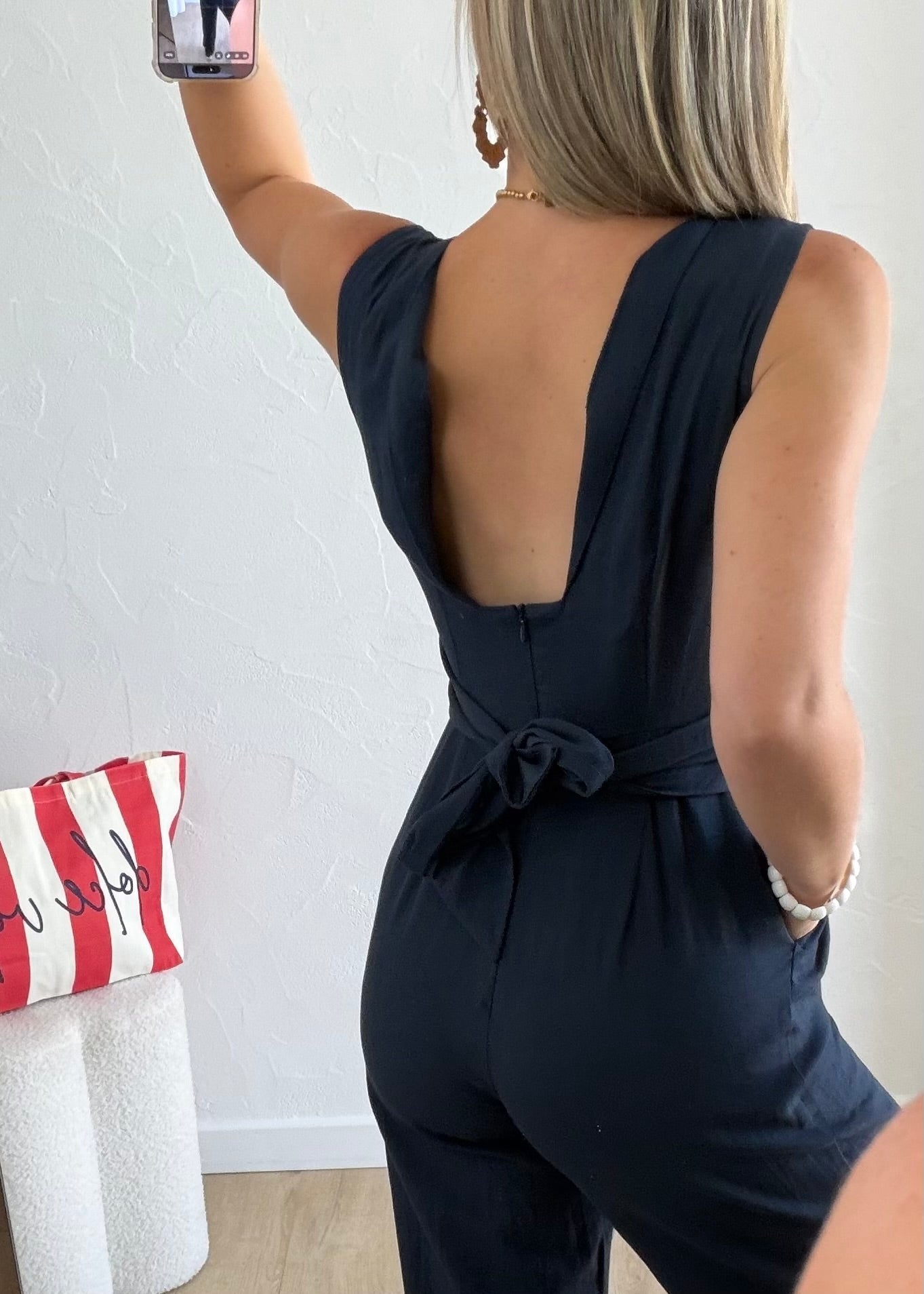 Combi-pantalon ÉLINE Bleu marine