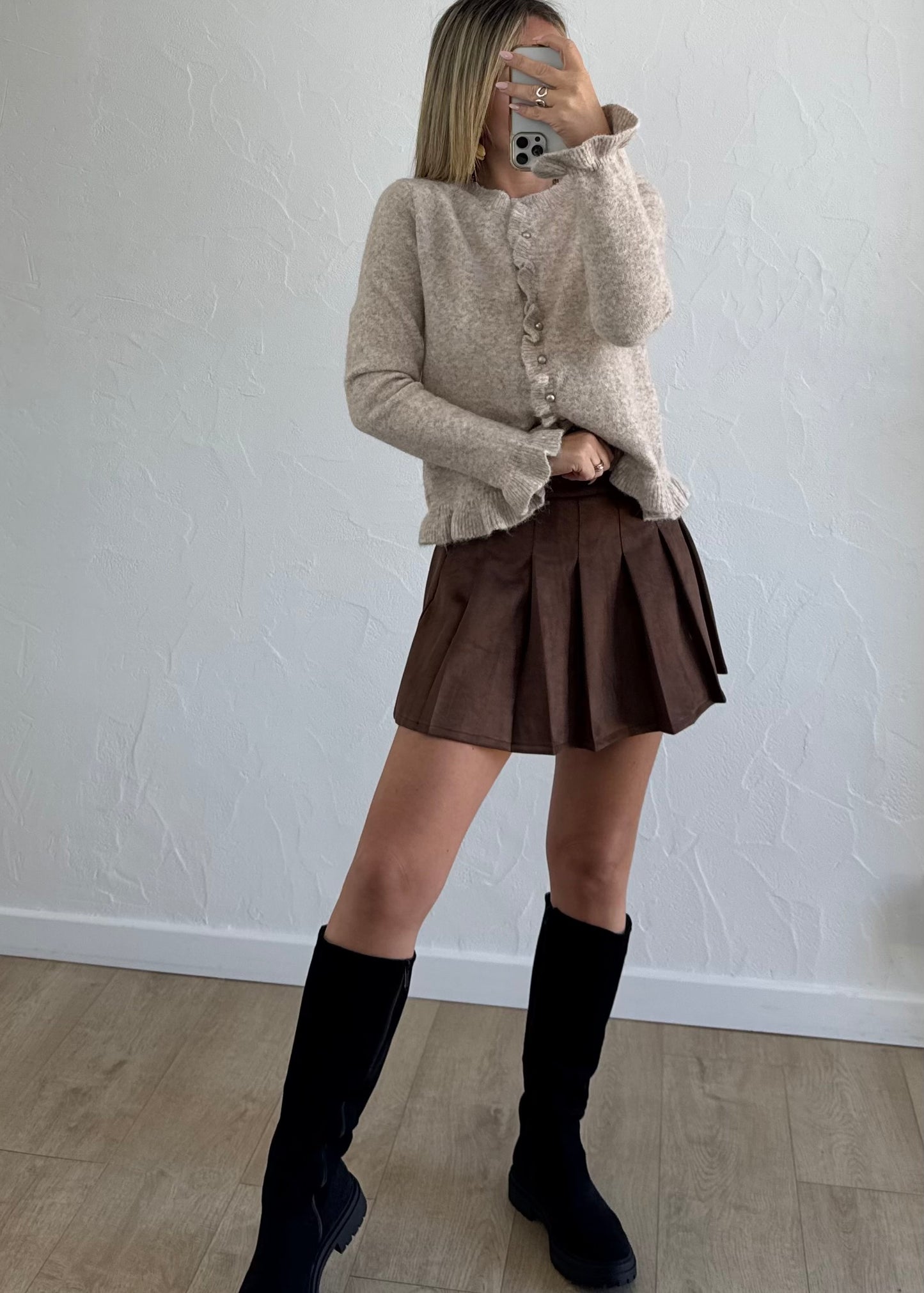 Jupe-short SIAN Marron