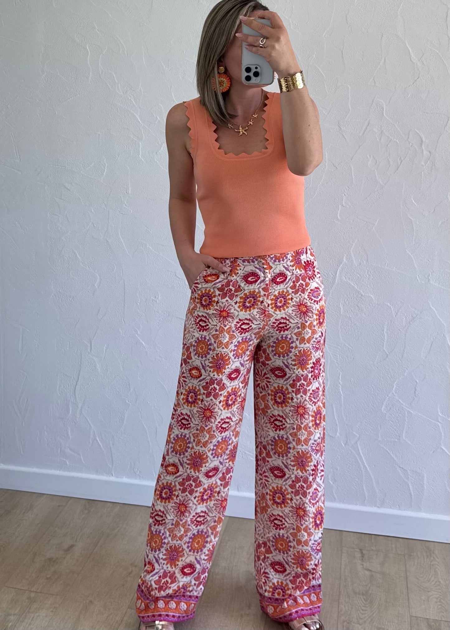 Pantalon Louison Fleuri