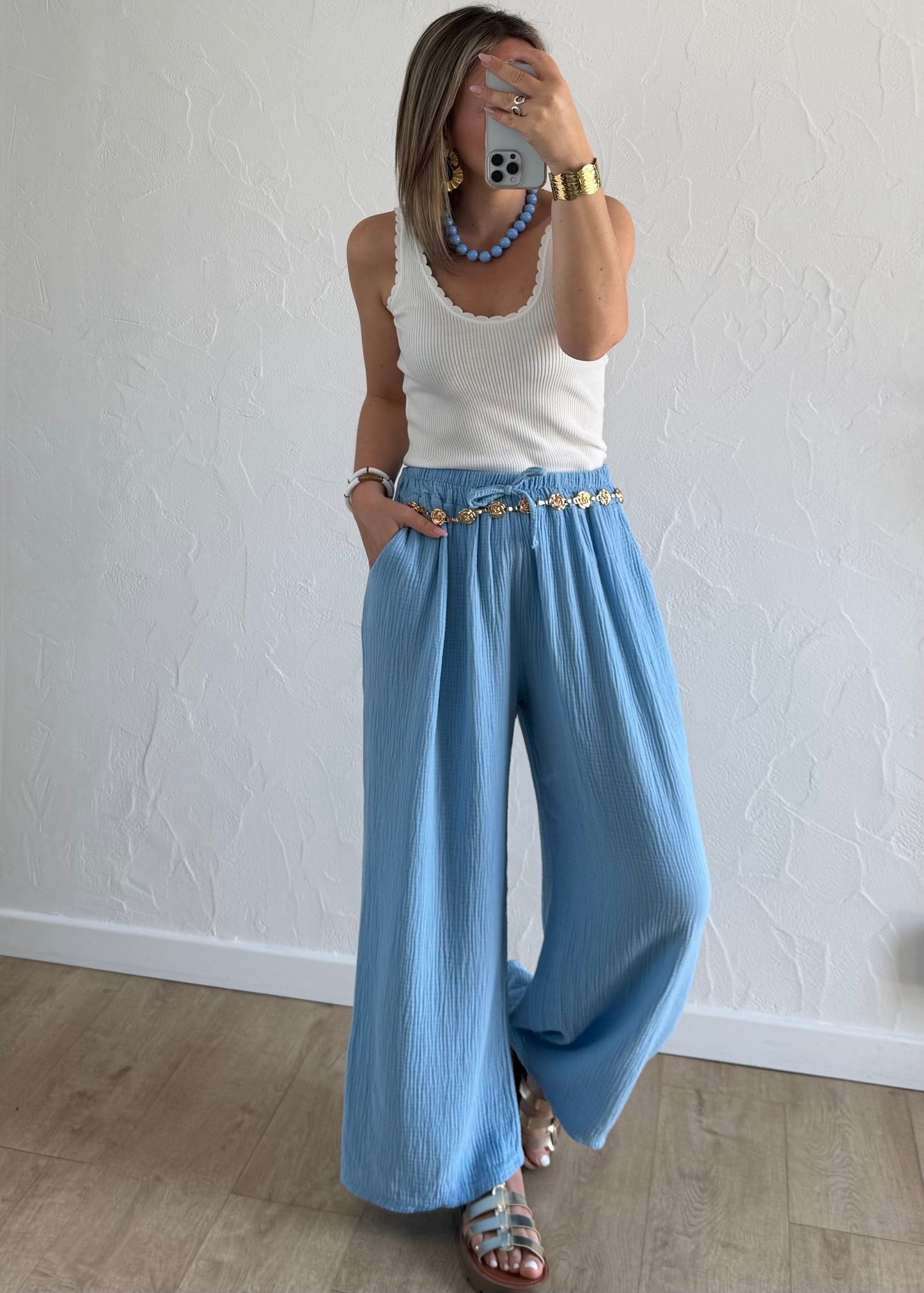 Pantalon Margot Bleu