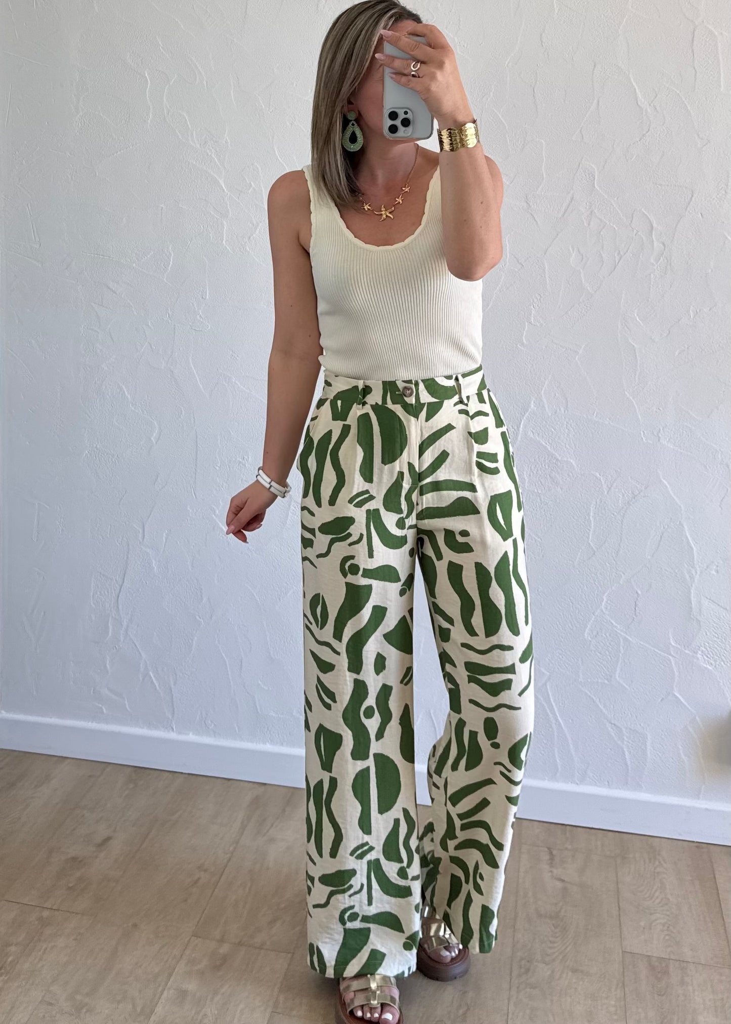 Pantalon Louison Vert