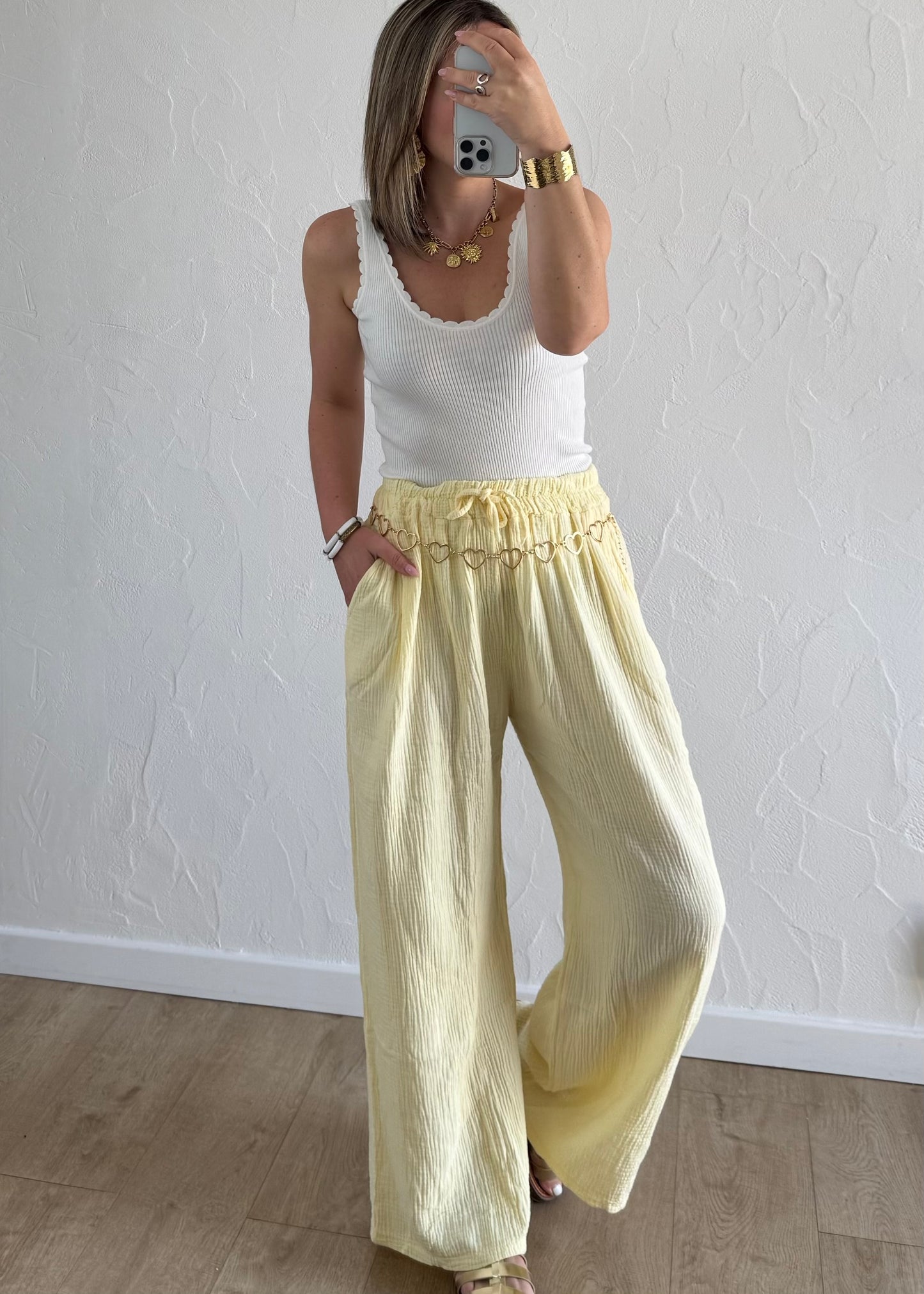 Pantalon Margot Jaune