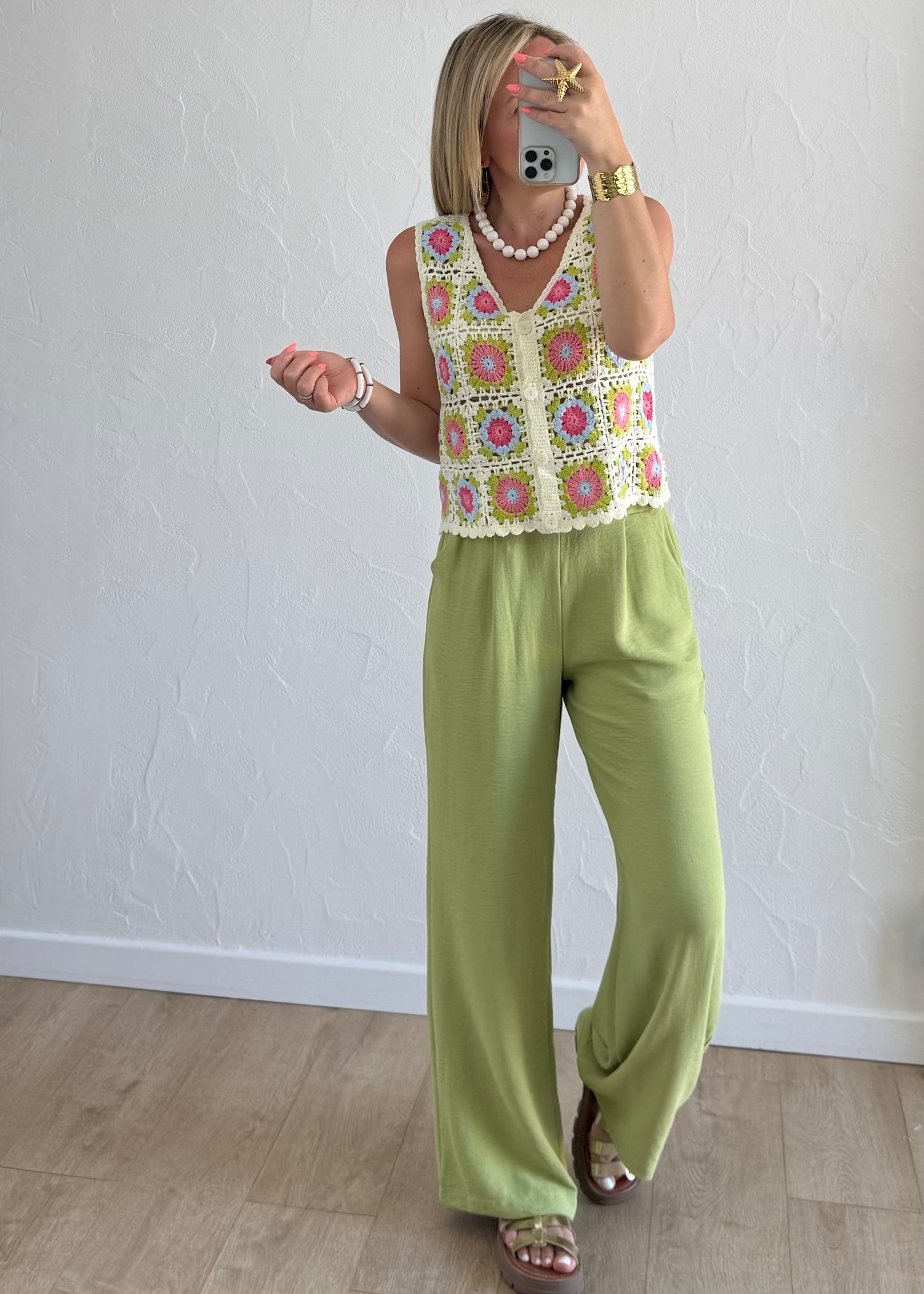 Pantalon Paula Vert