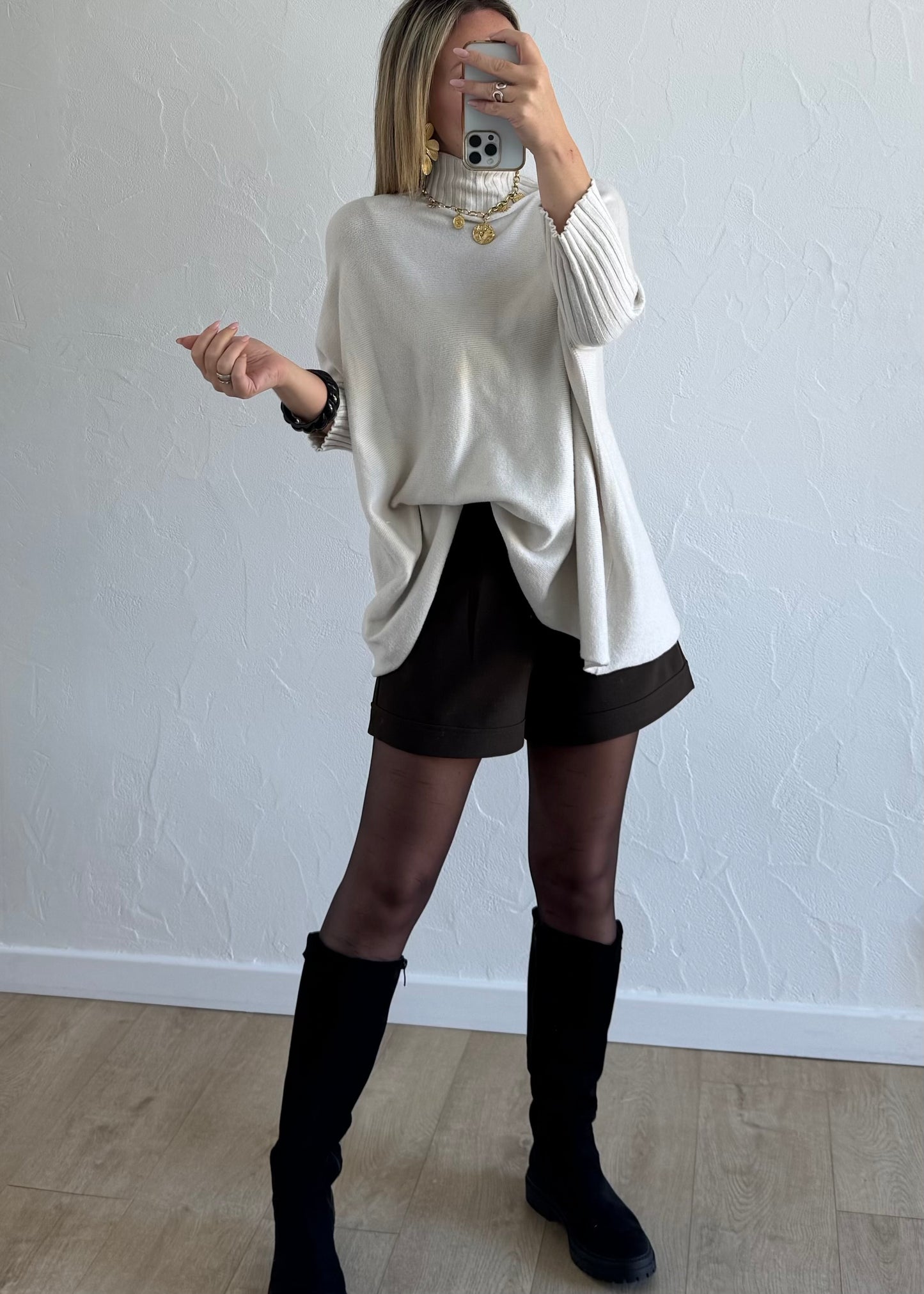 Short FLAVIE Marron