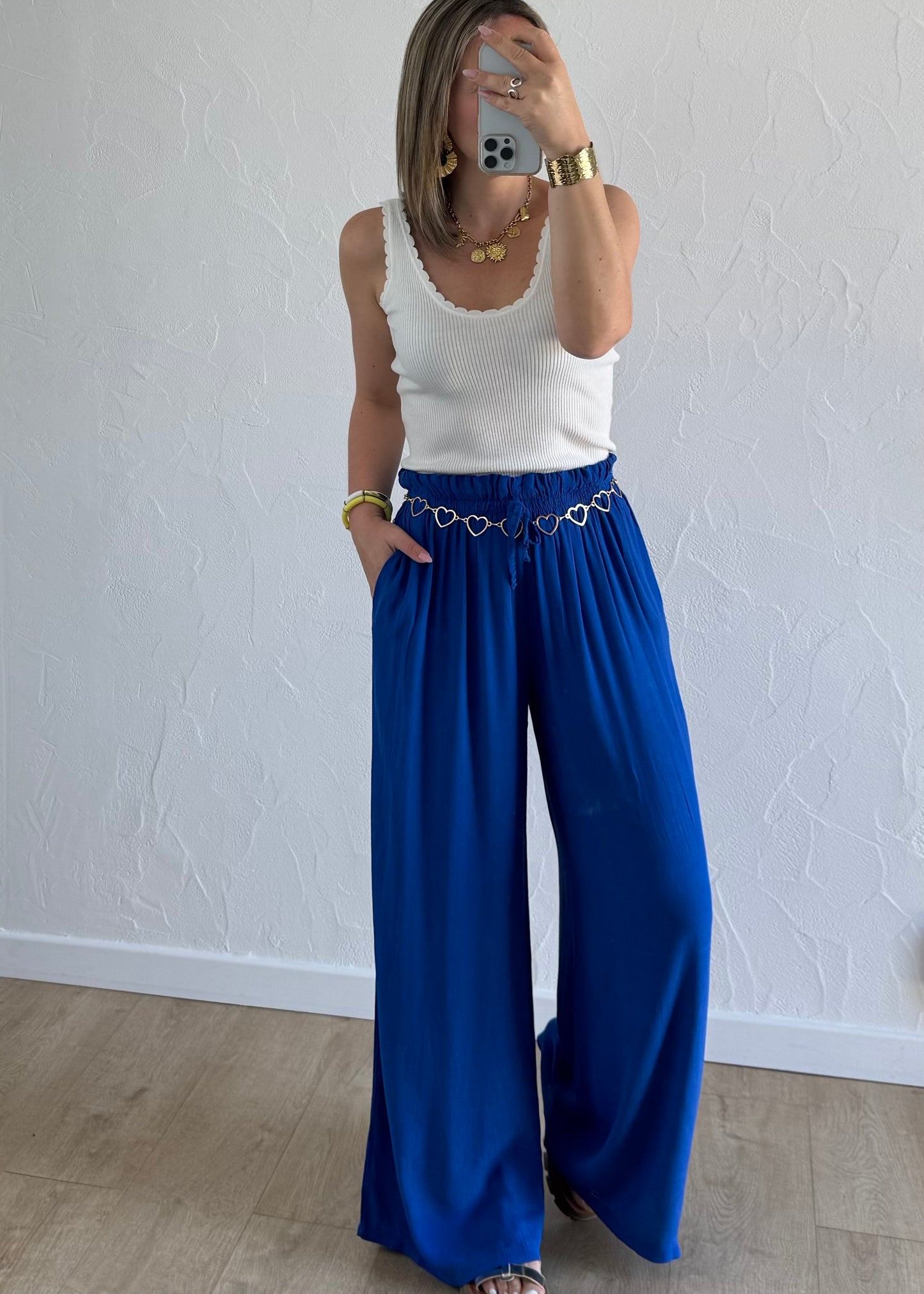 Pantalon Melissa Bleu
