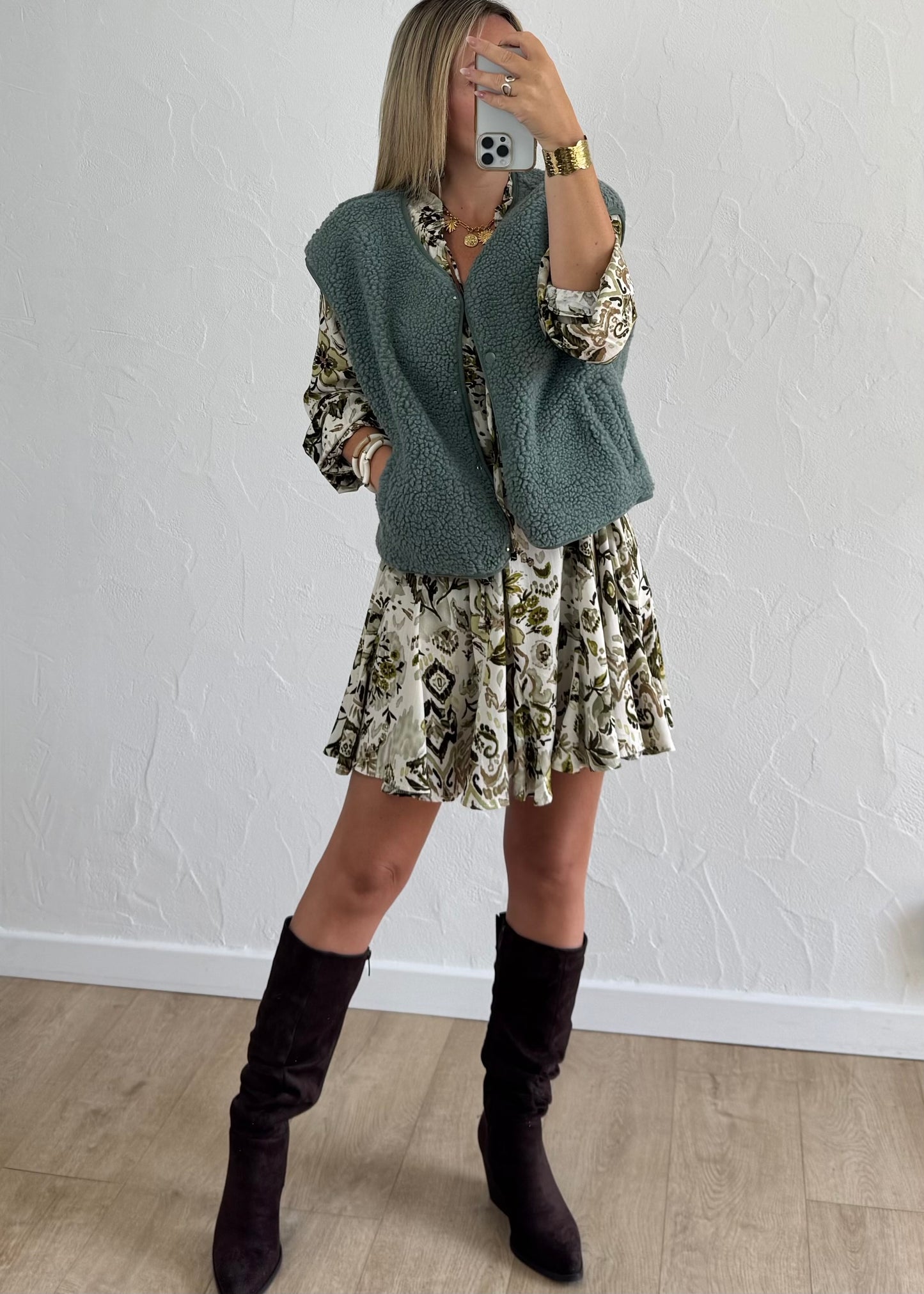 Robe LOANA Vert