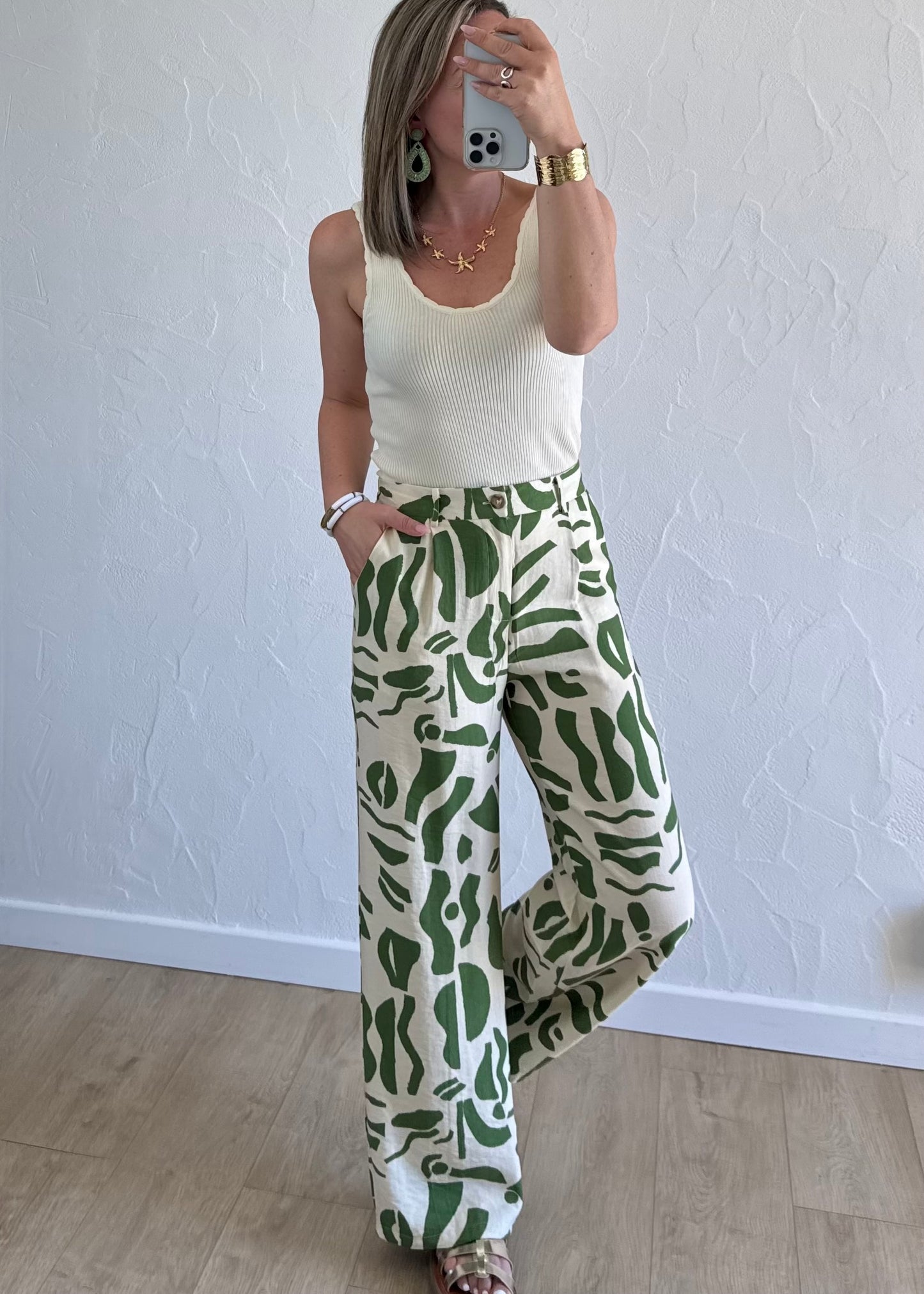 Pantalon Louison Vert