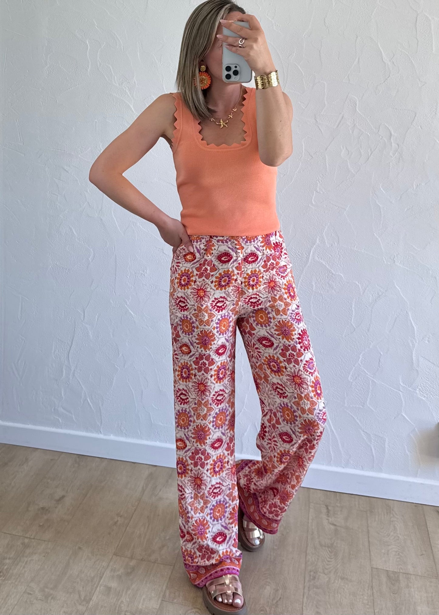 Pantalon Louison Fleuri