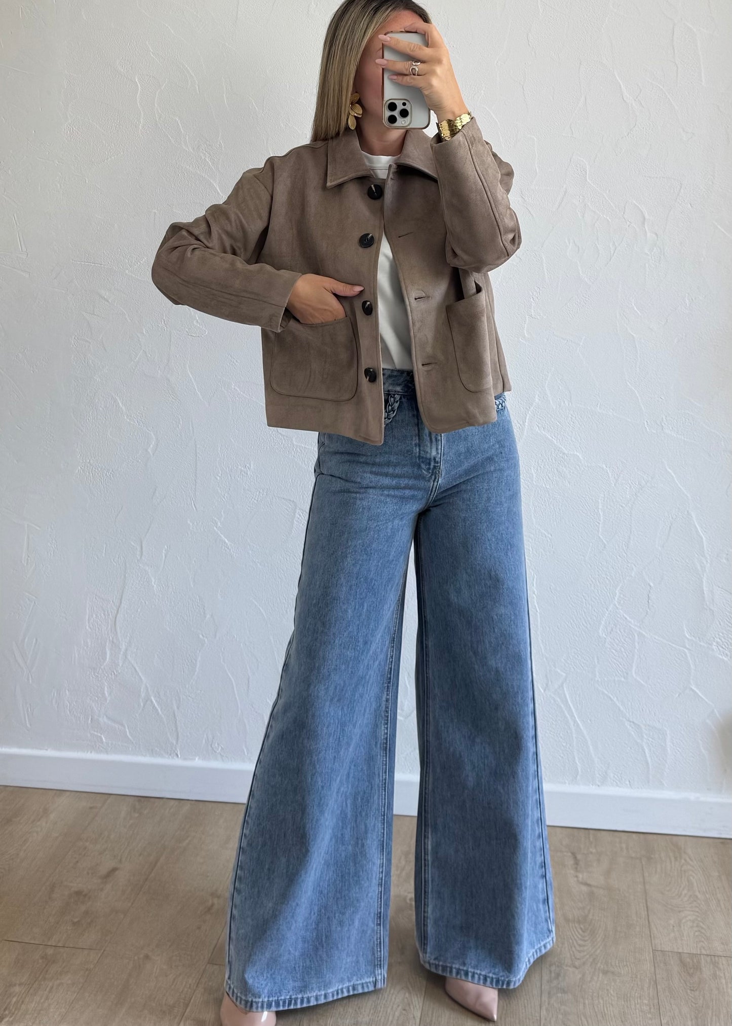 Veste TINA Taupe