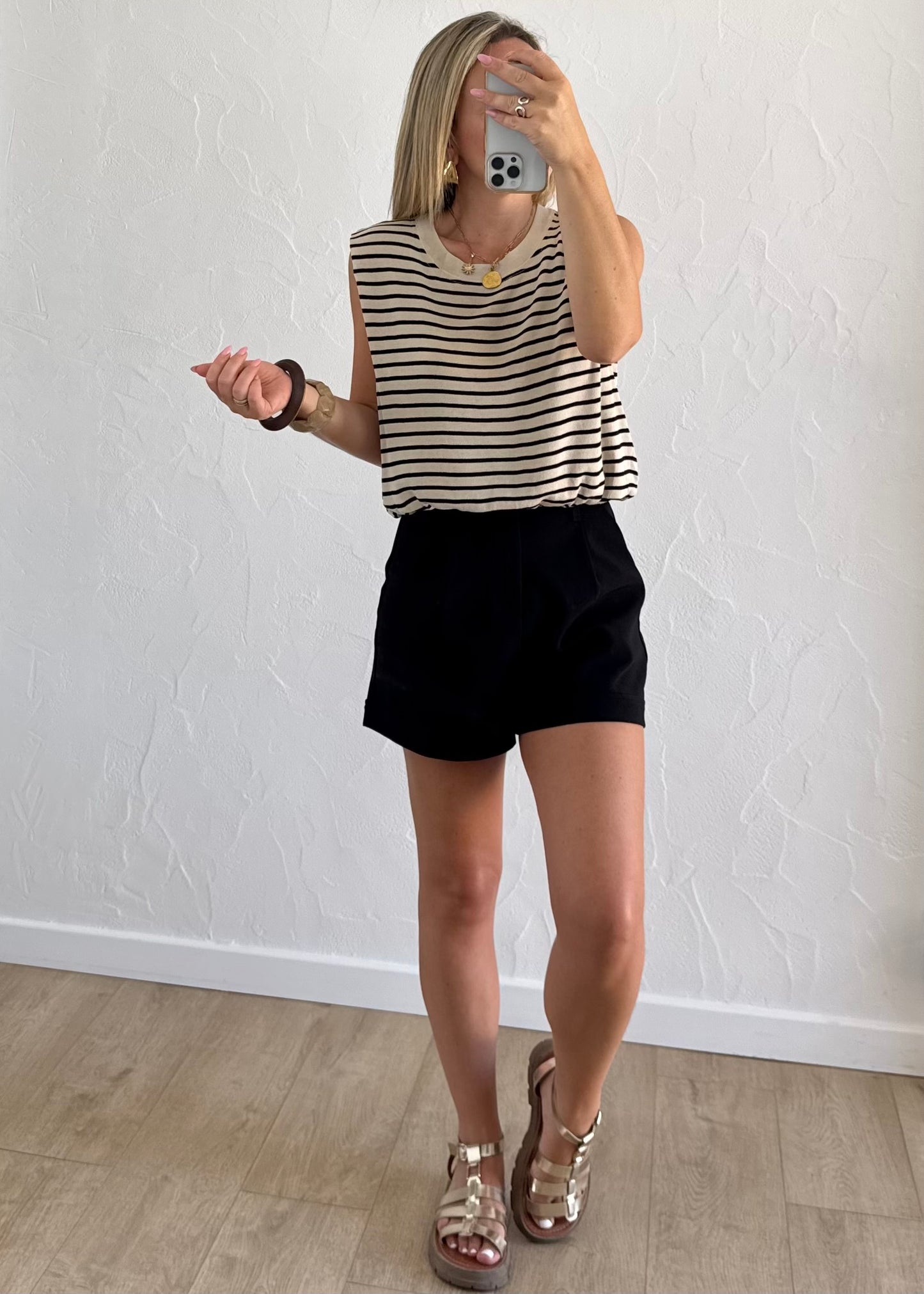 Haut LAURA à Rayures