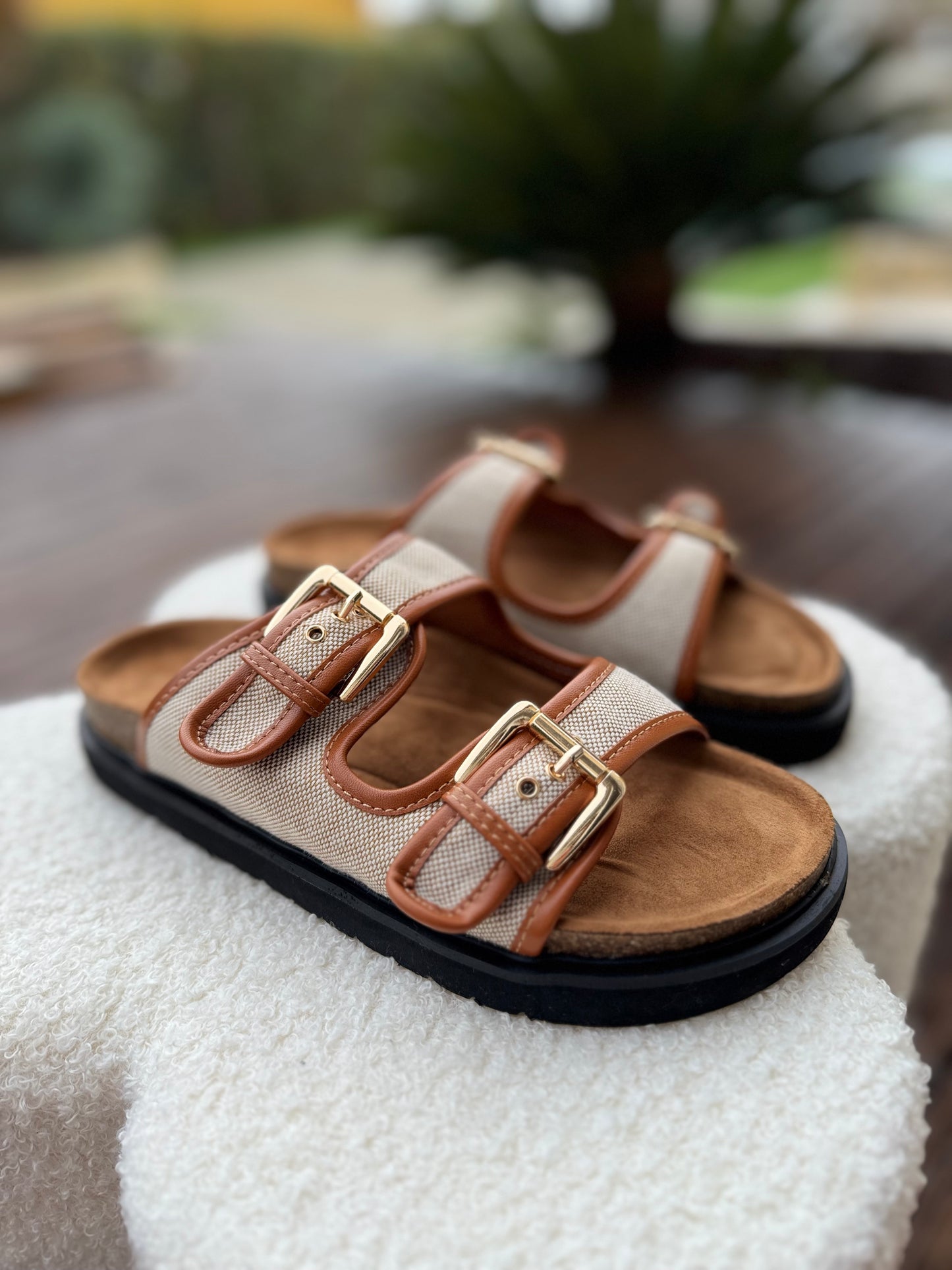 Sandales camel