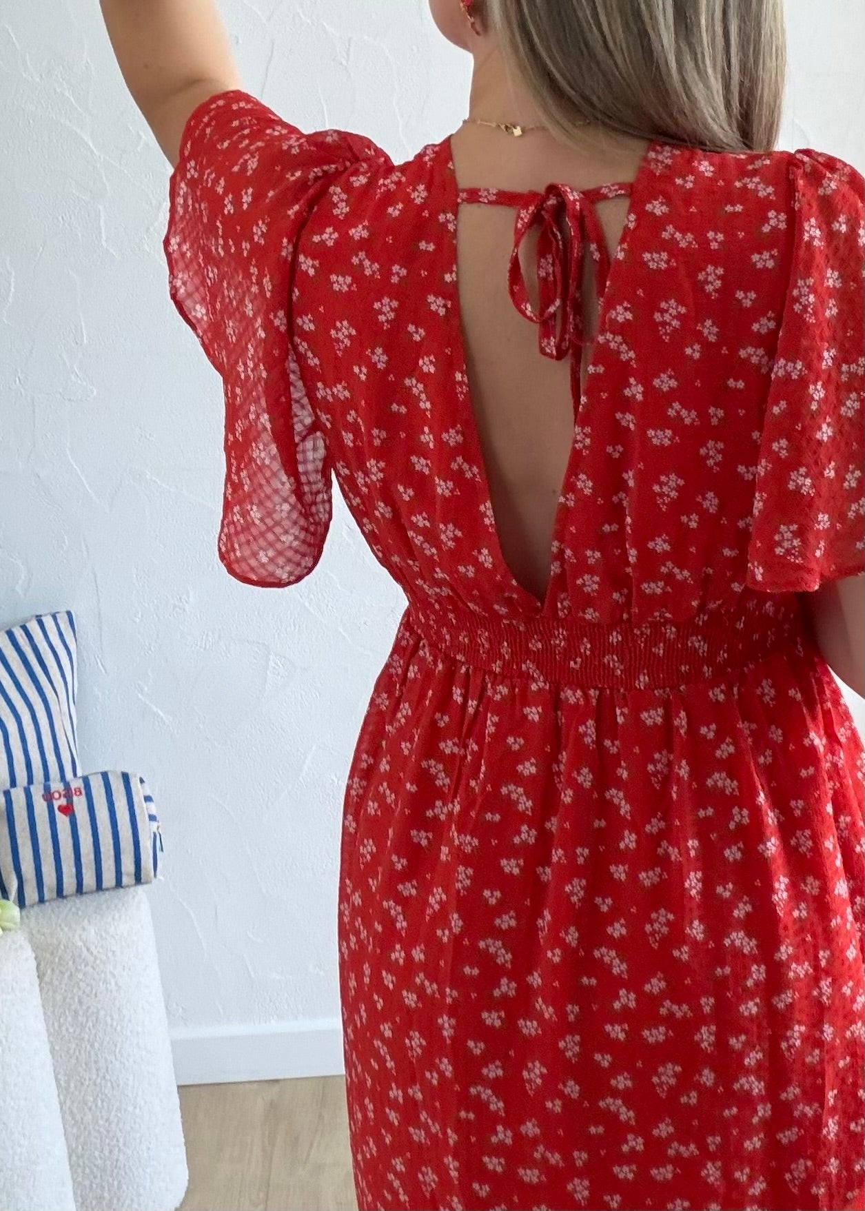 Robe LENAELLE Rouge