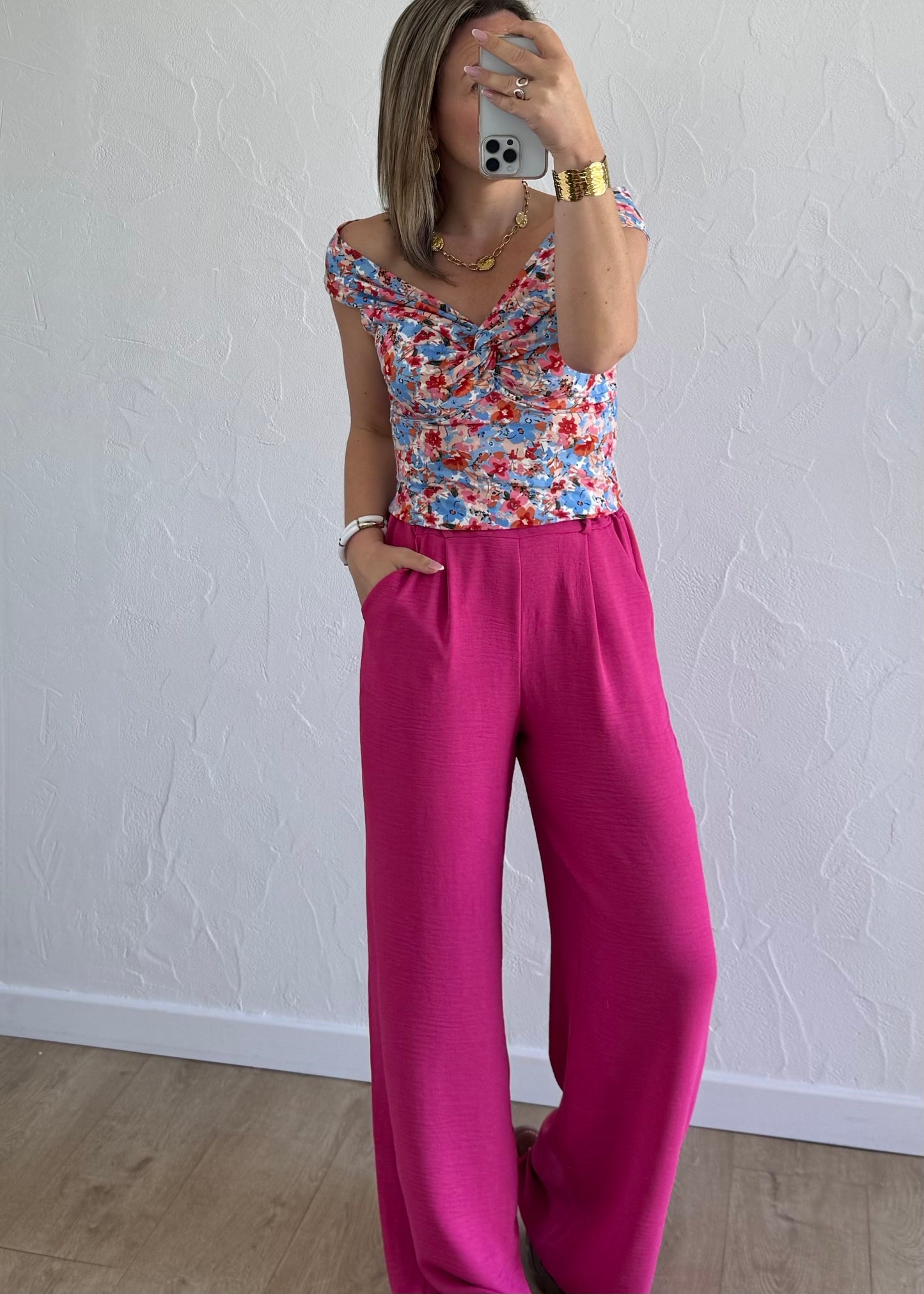 Pantalon Paula Rose