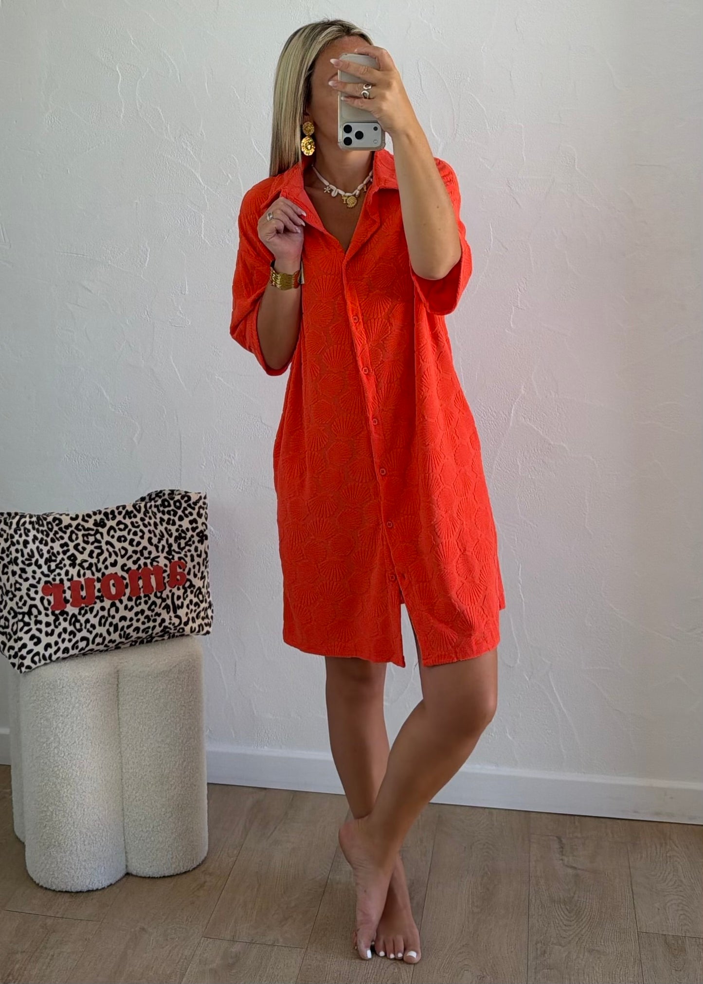 Robe ÉPONGE Orange 🍊