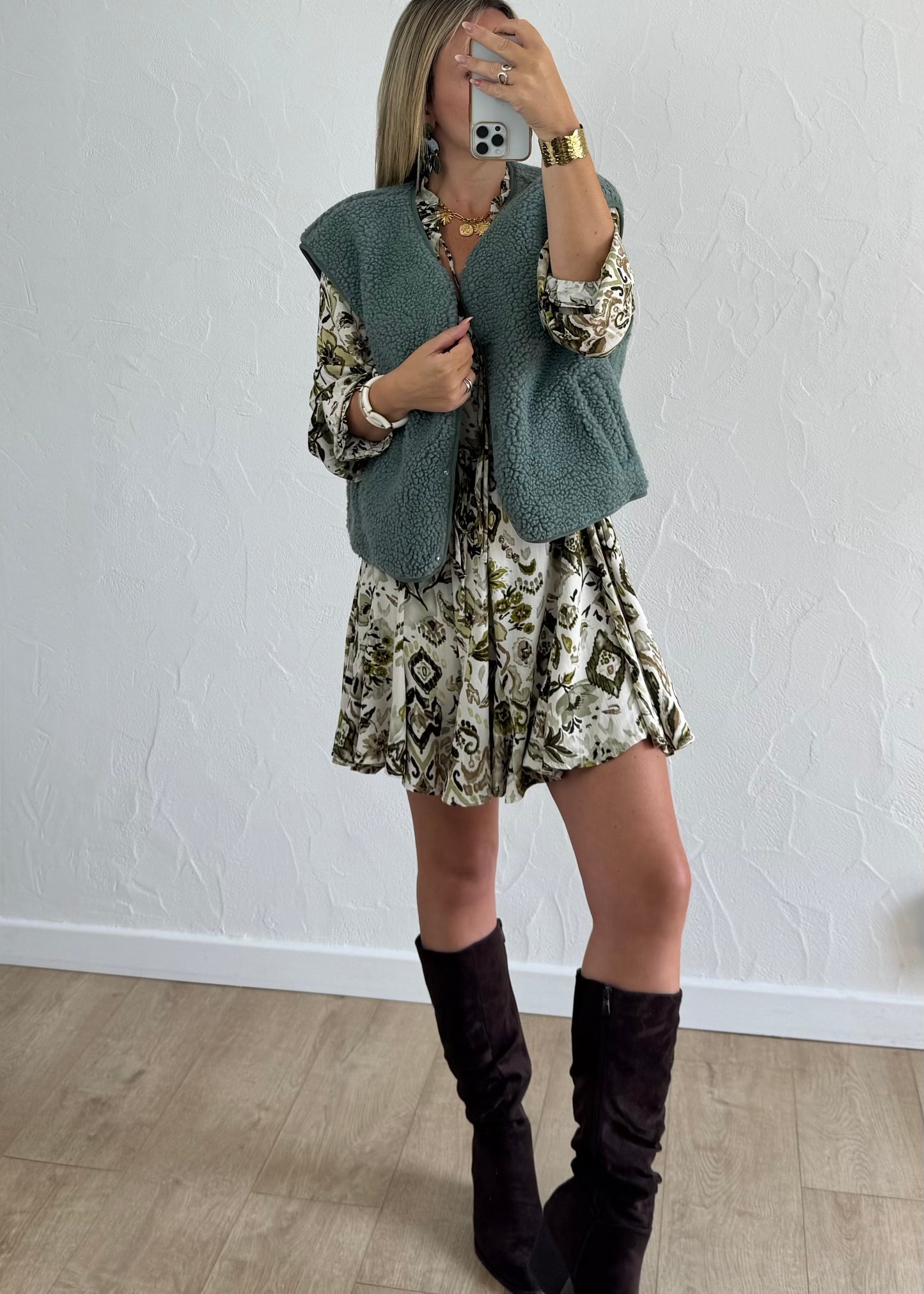 Robe LOANA Vert