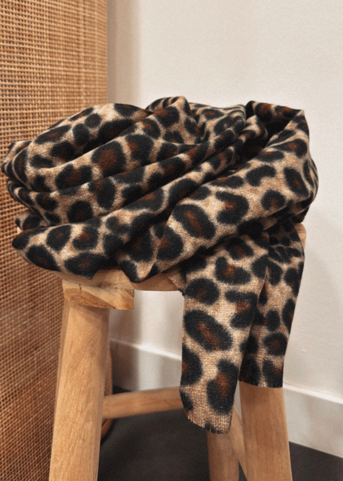 Echarpe LÉOPARD Marron