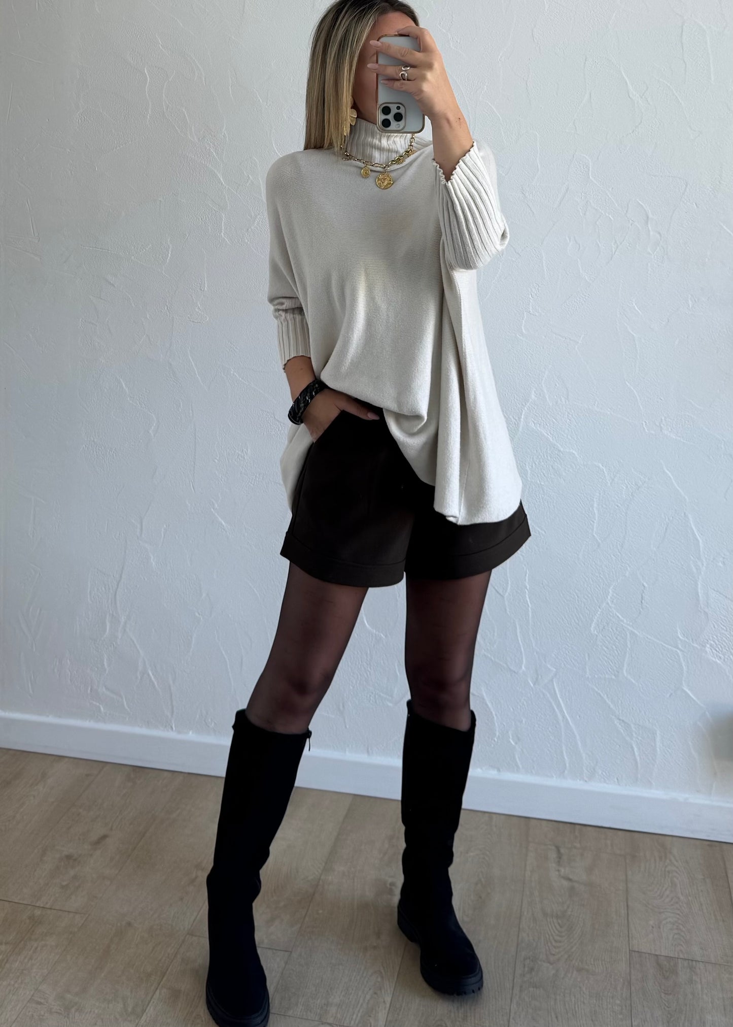 Short FLAVIE Marron