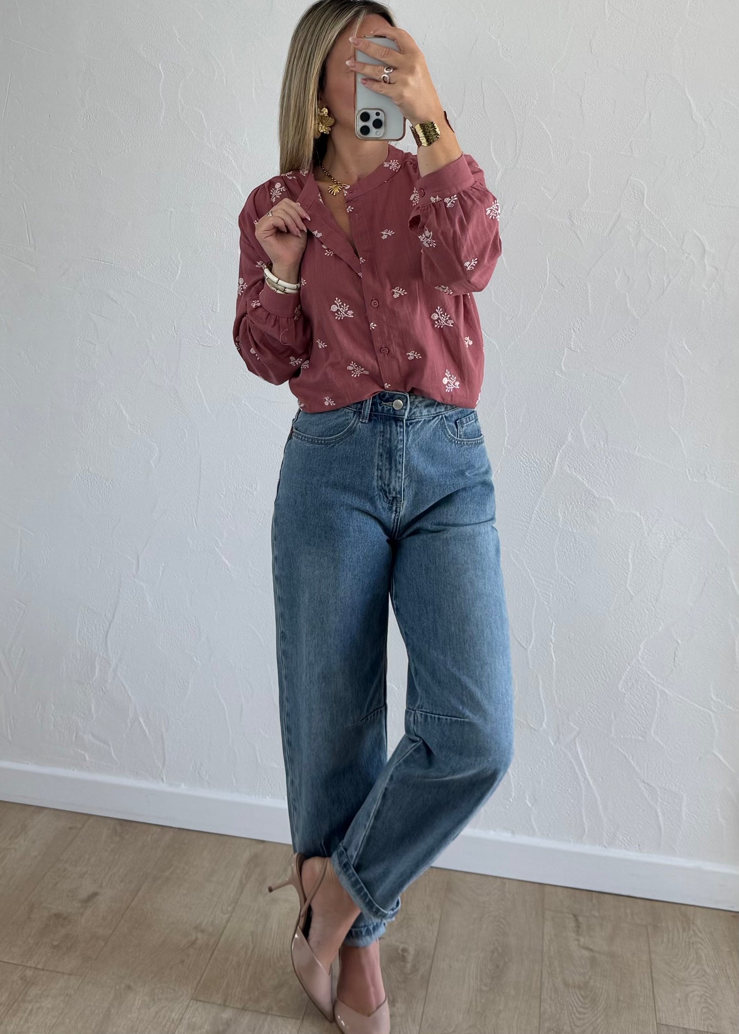 Chemisier PAULIEN Rose