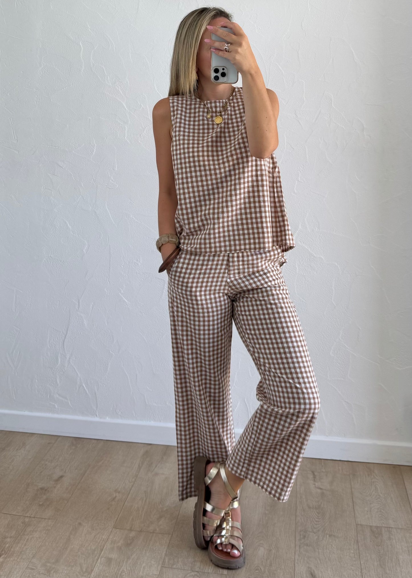 Pantalon EVENE Vichy