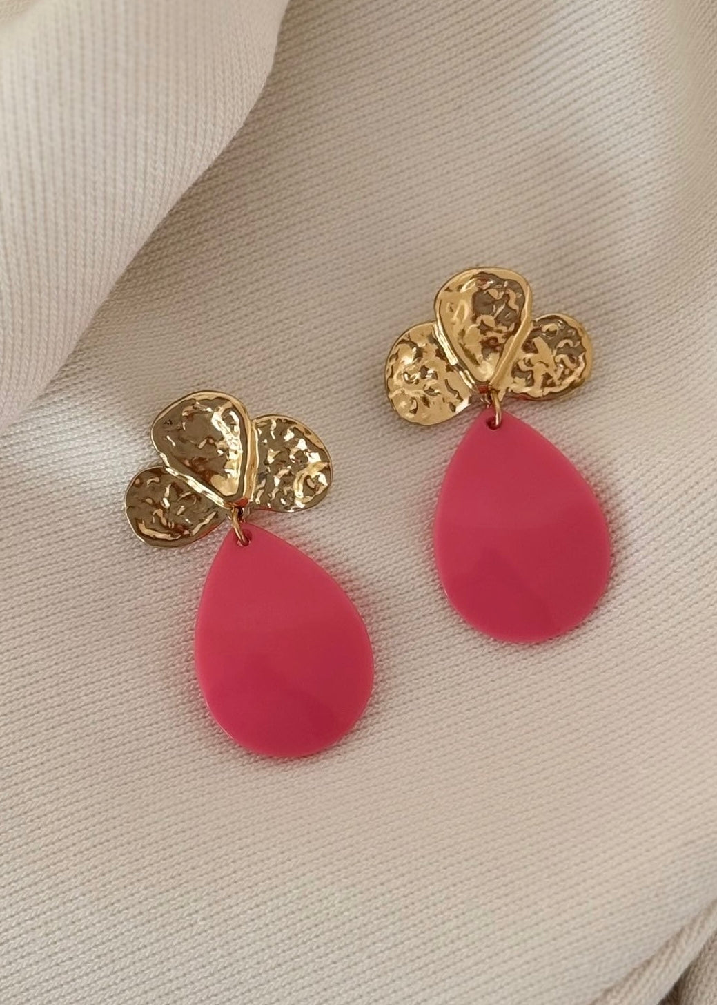 Boucles d’oreilles Rose