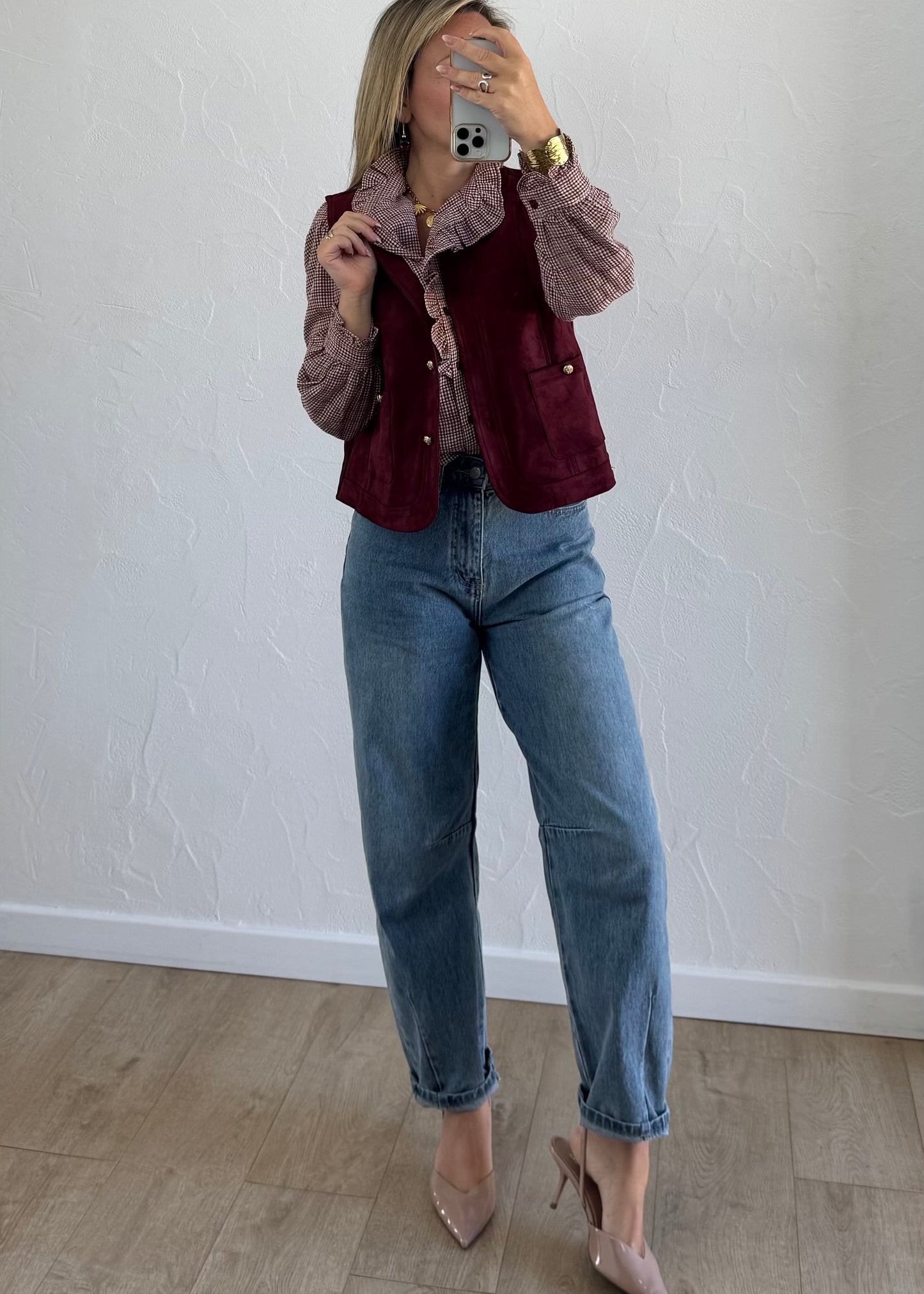 Veste CHRISTELLE Bordeaux