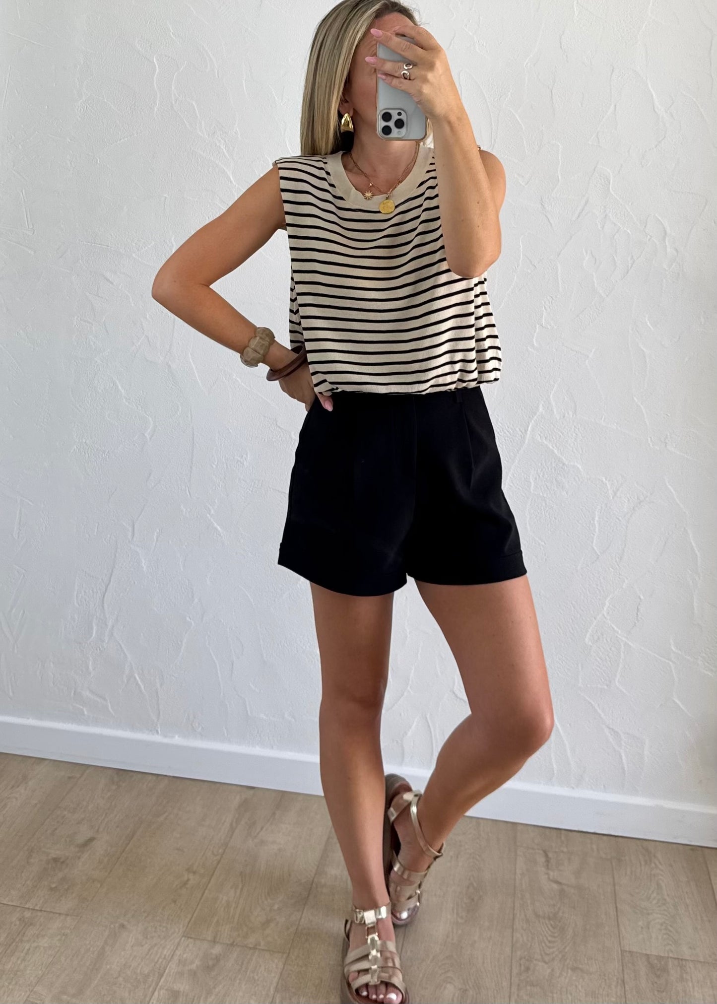 Haut LAURA à Rayures