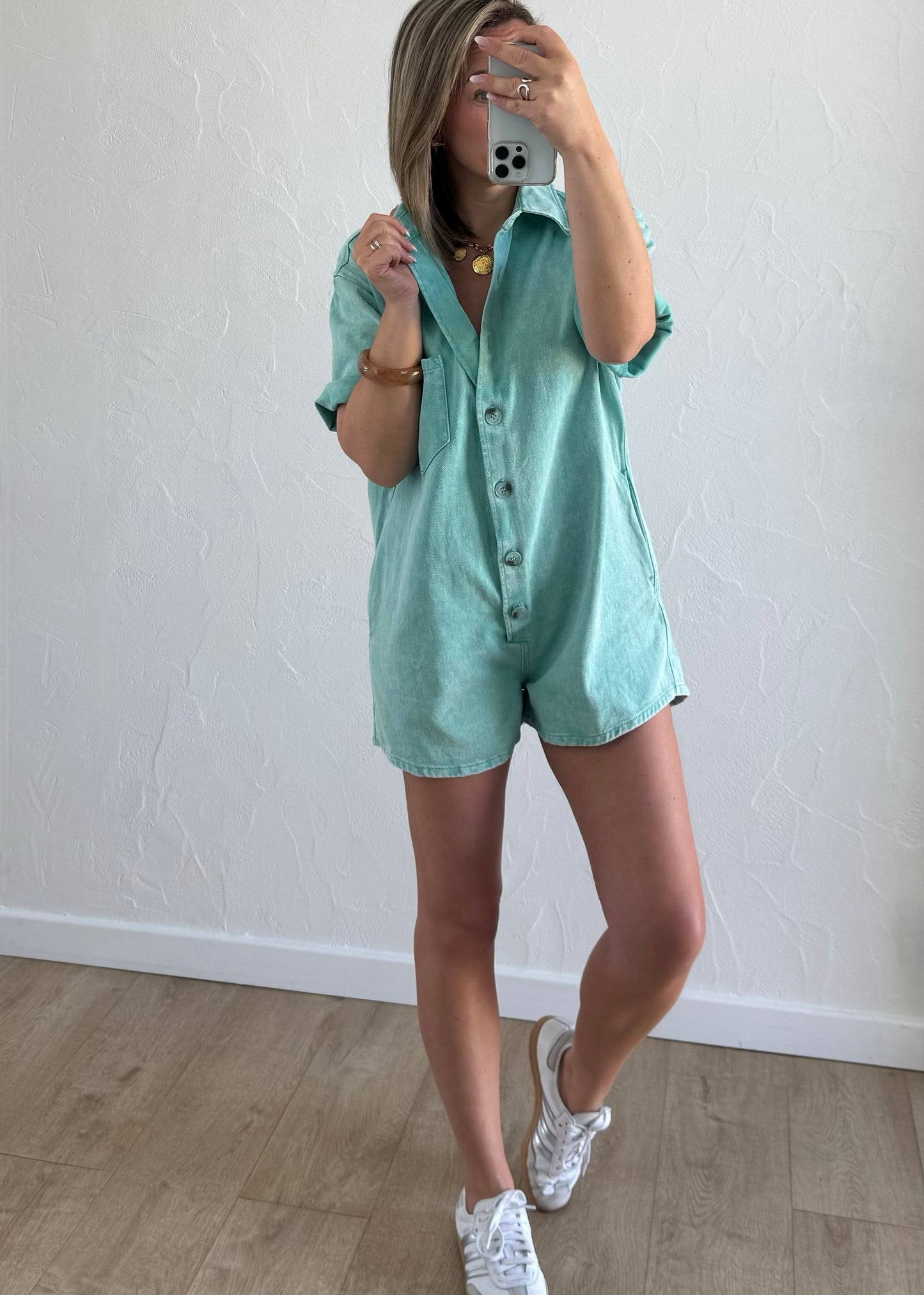 Combi-short Lana Turquoise