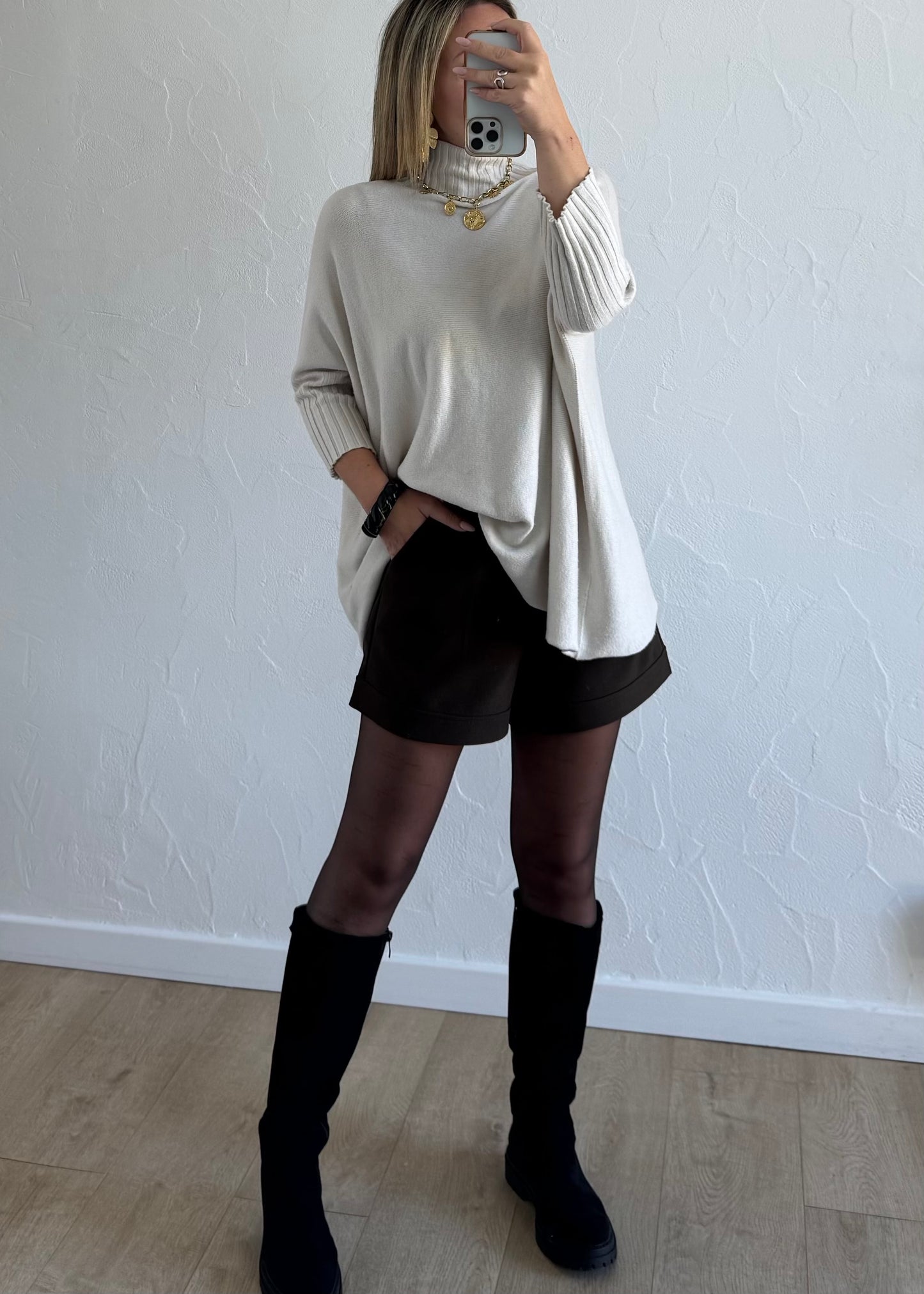 Short FLAVIE Marron