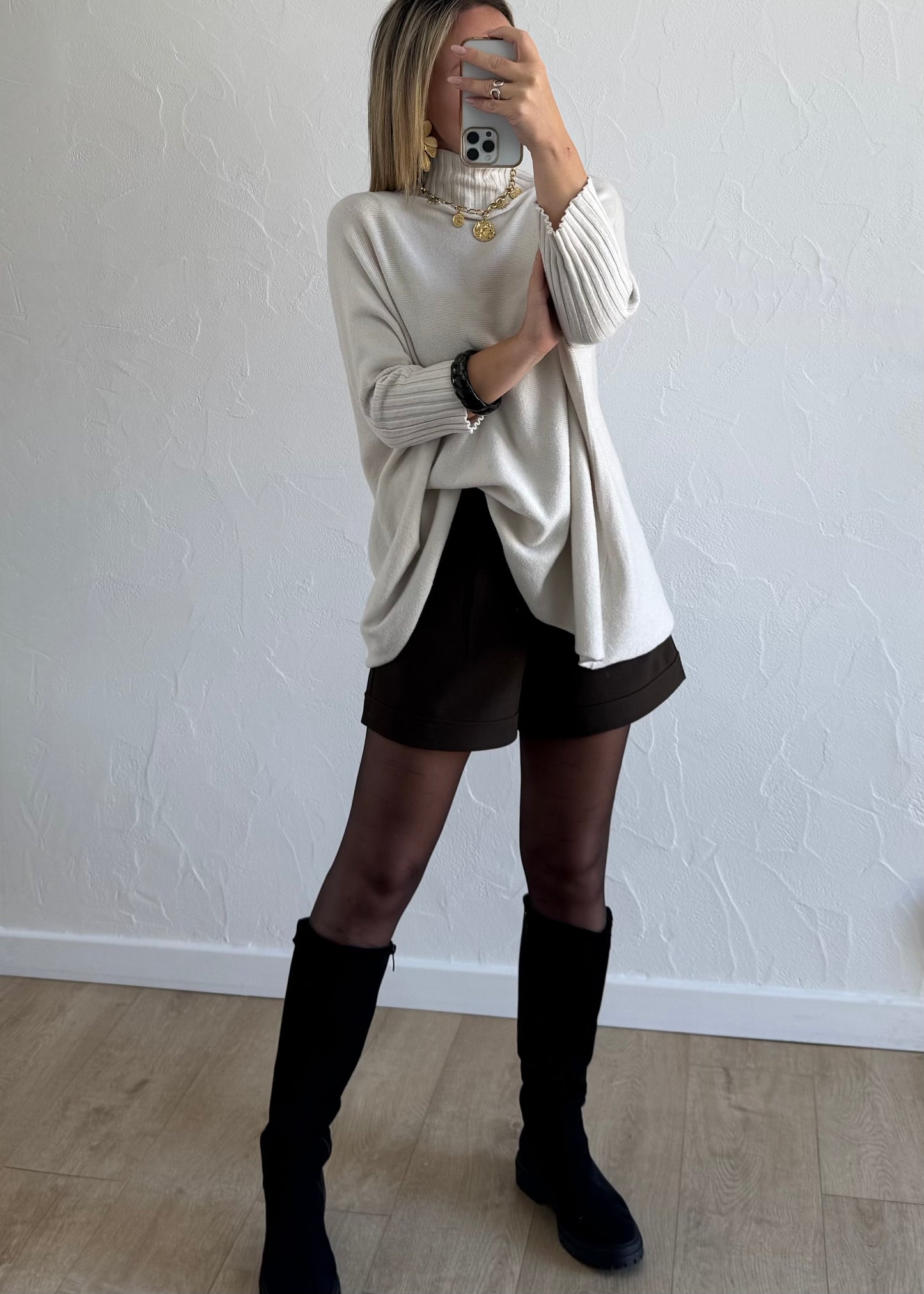 Short FLAVIE Marron
