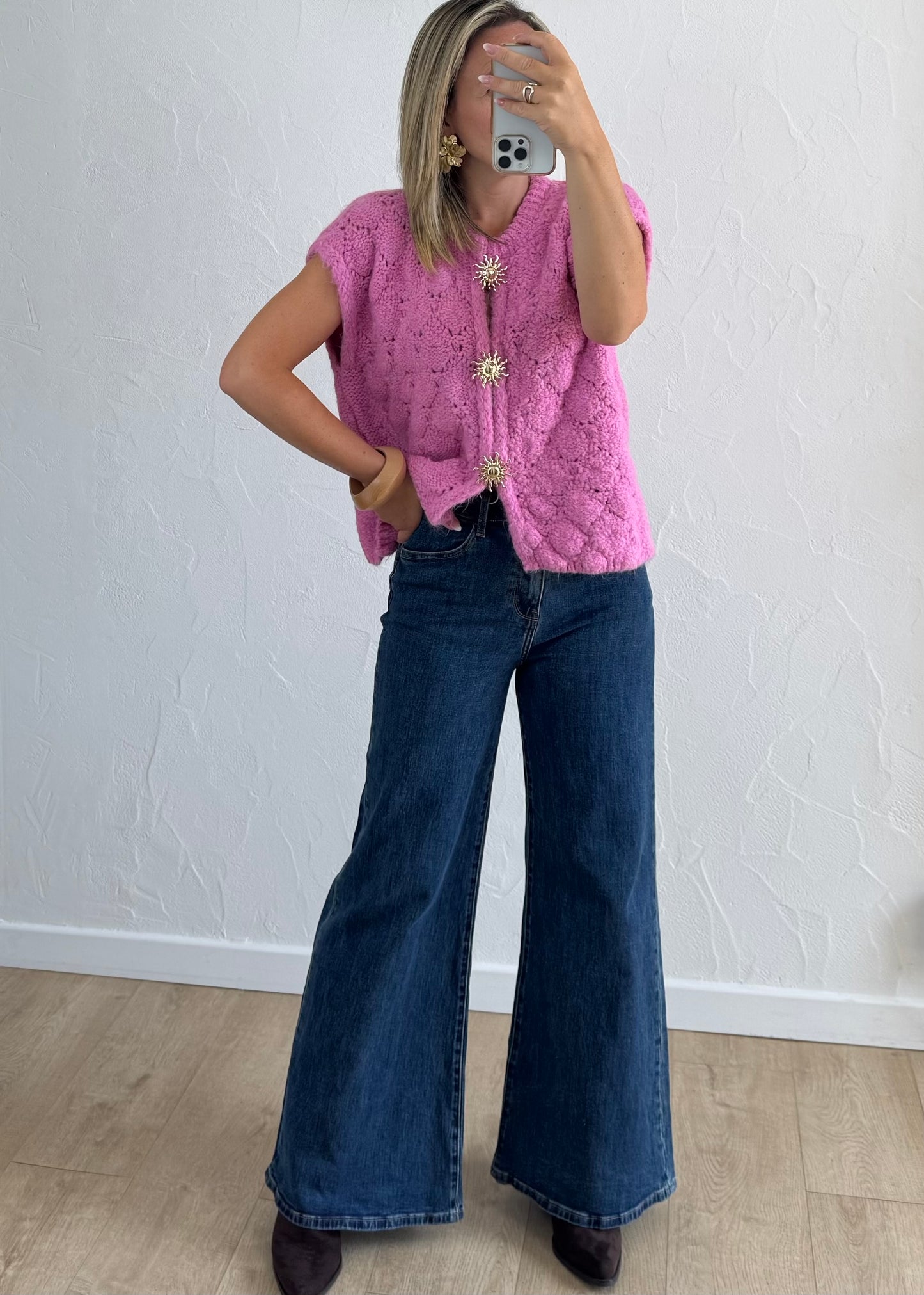 Gilet EMILIE Rose