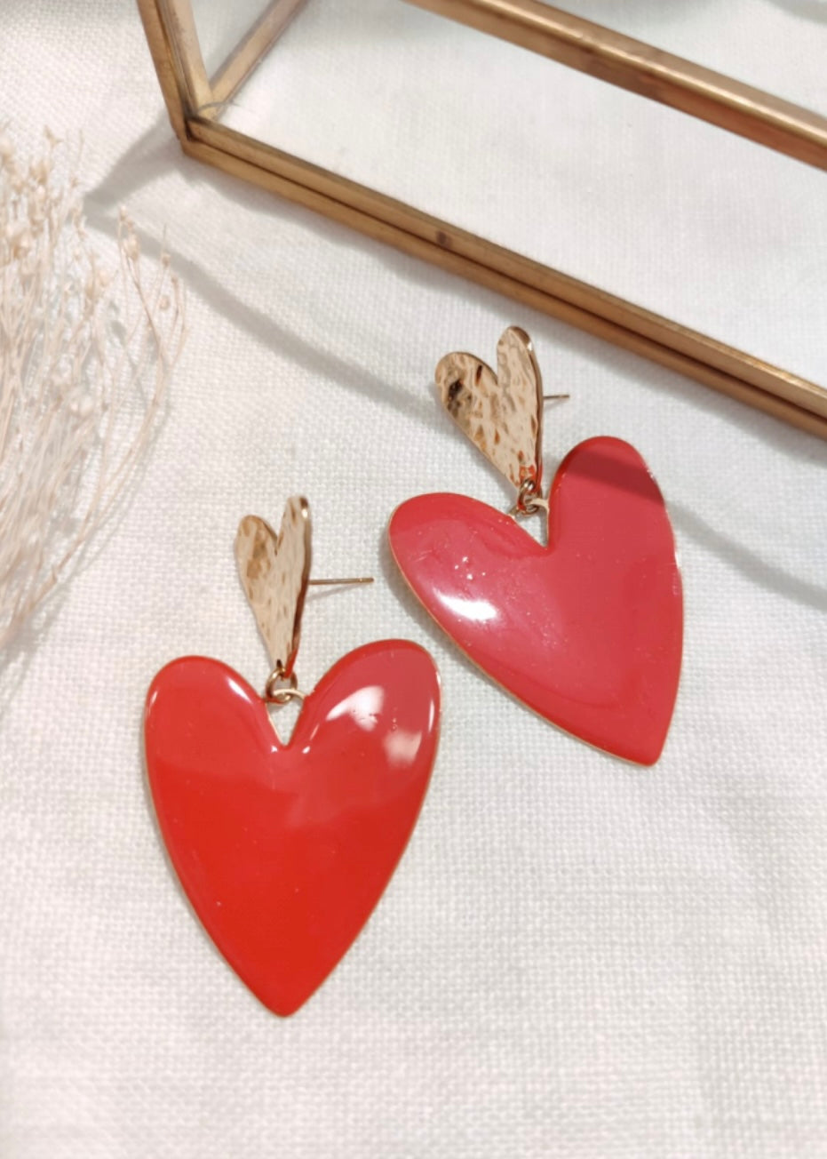 Boucles d’oreilles Coeurs
