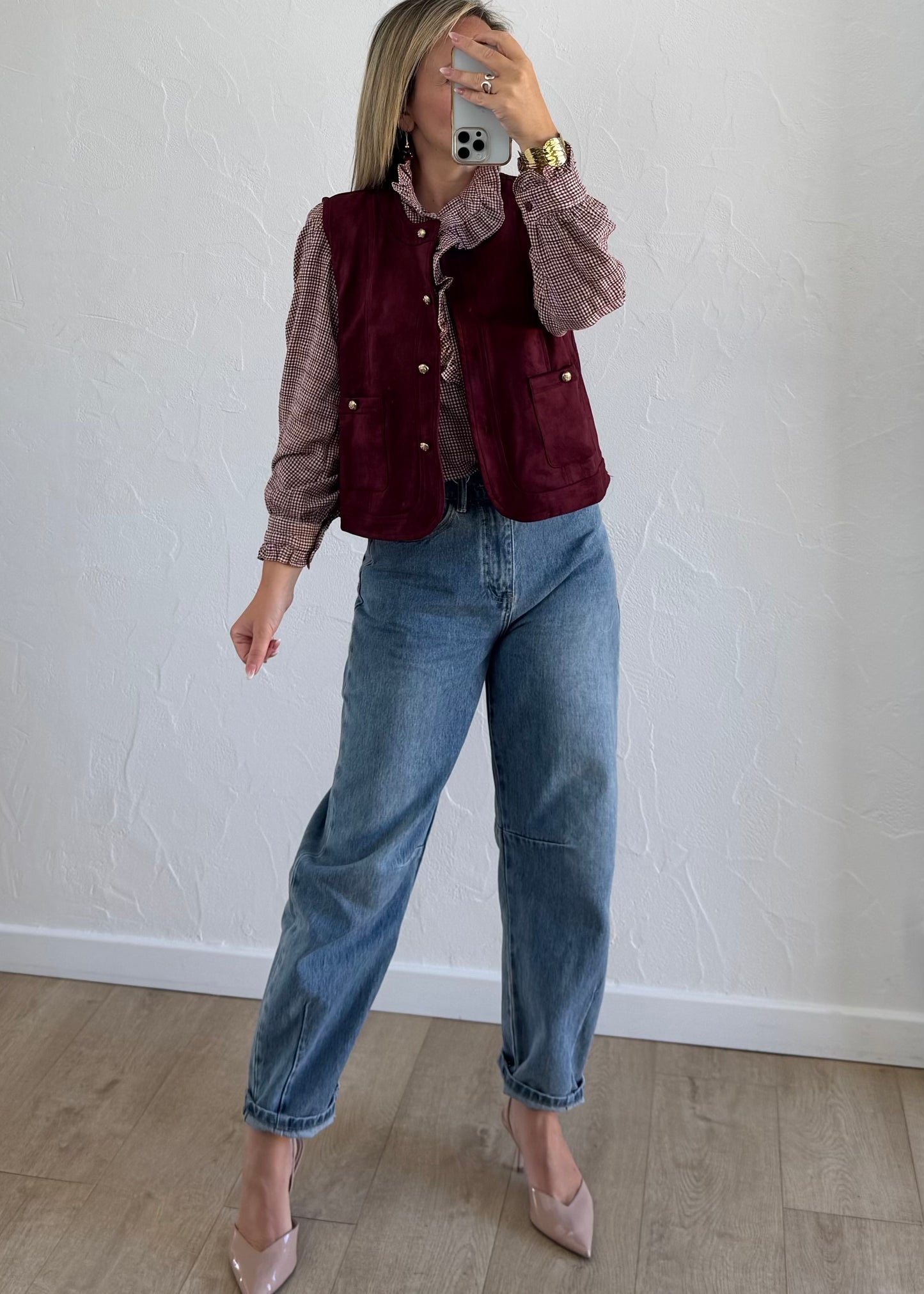Veste CHRISTELLE Bordeaux