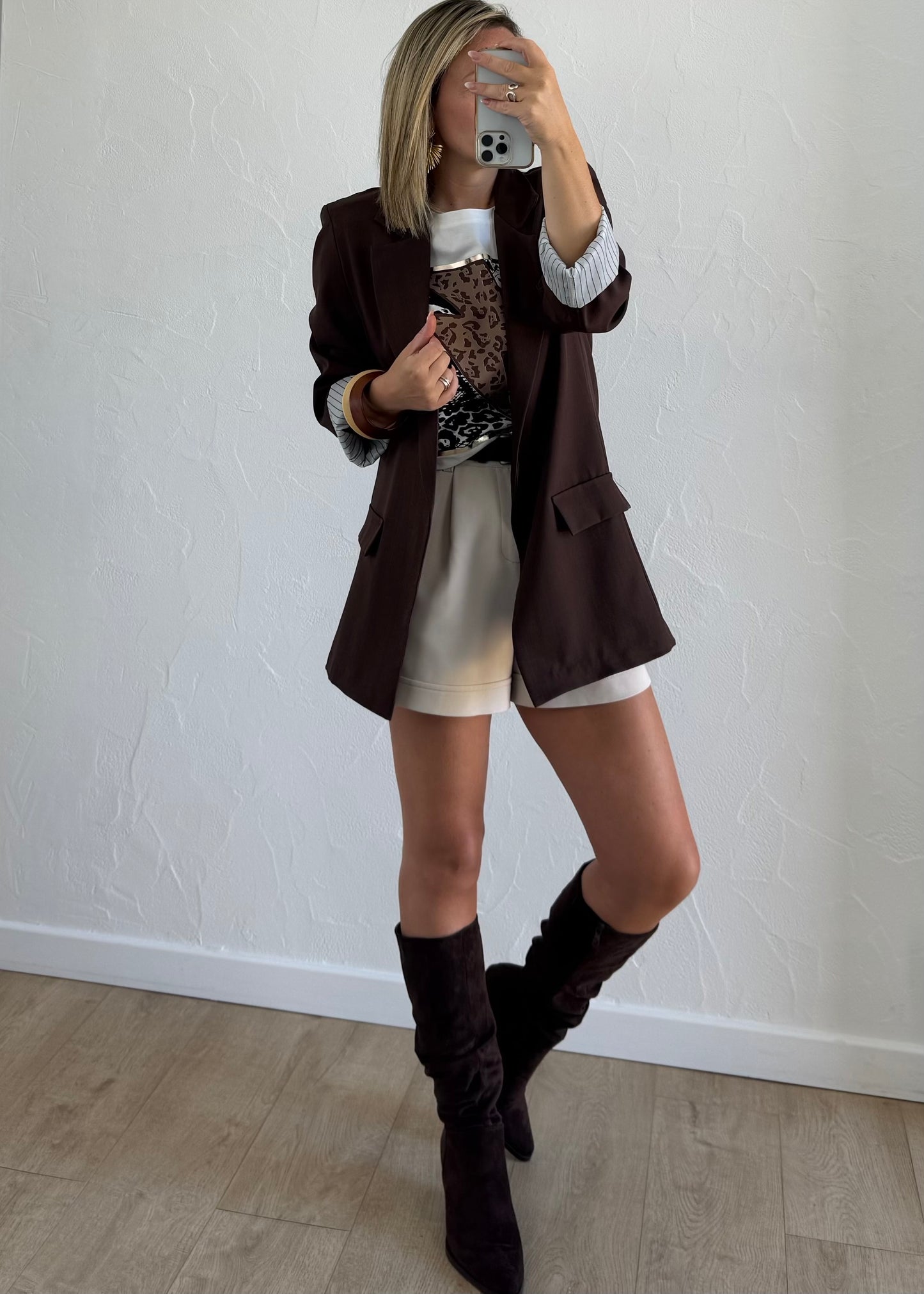 Short FLAVIE Écru