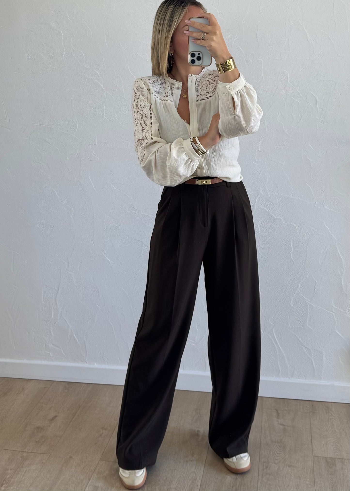 Pantalon SALOME Marron