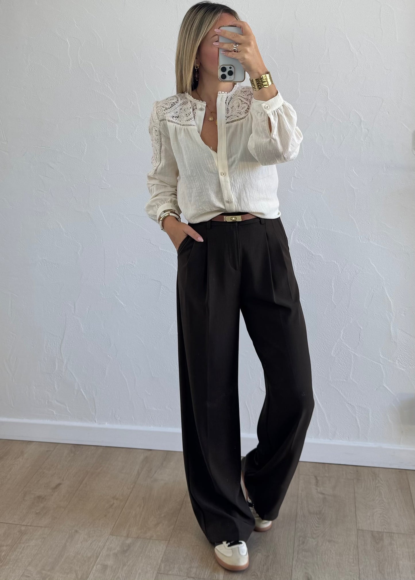 Pantalon SALOME Marron