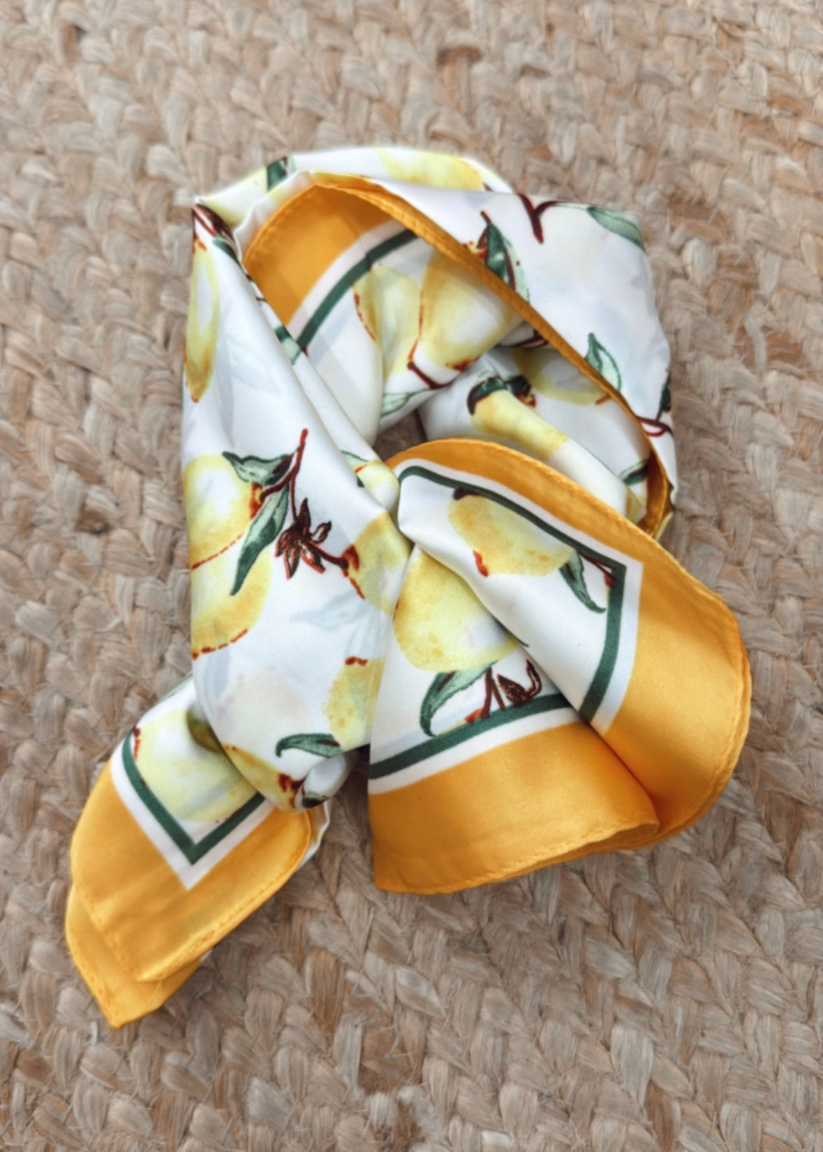 Foulard citron đ