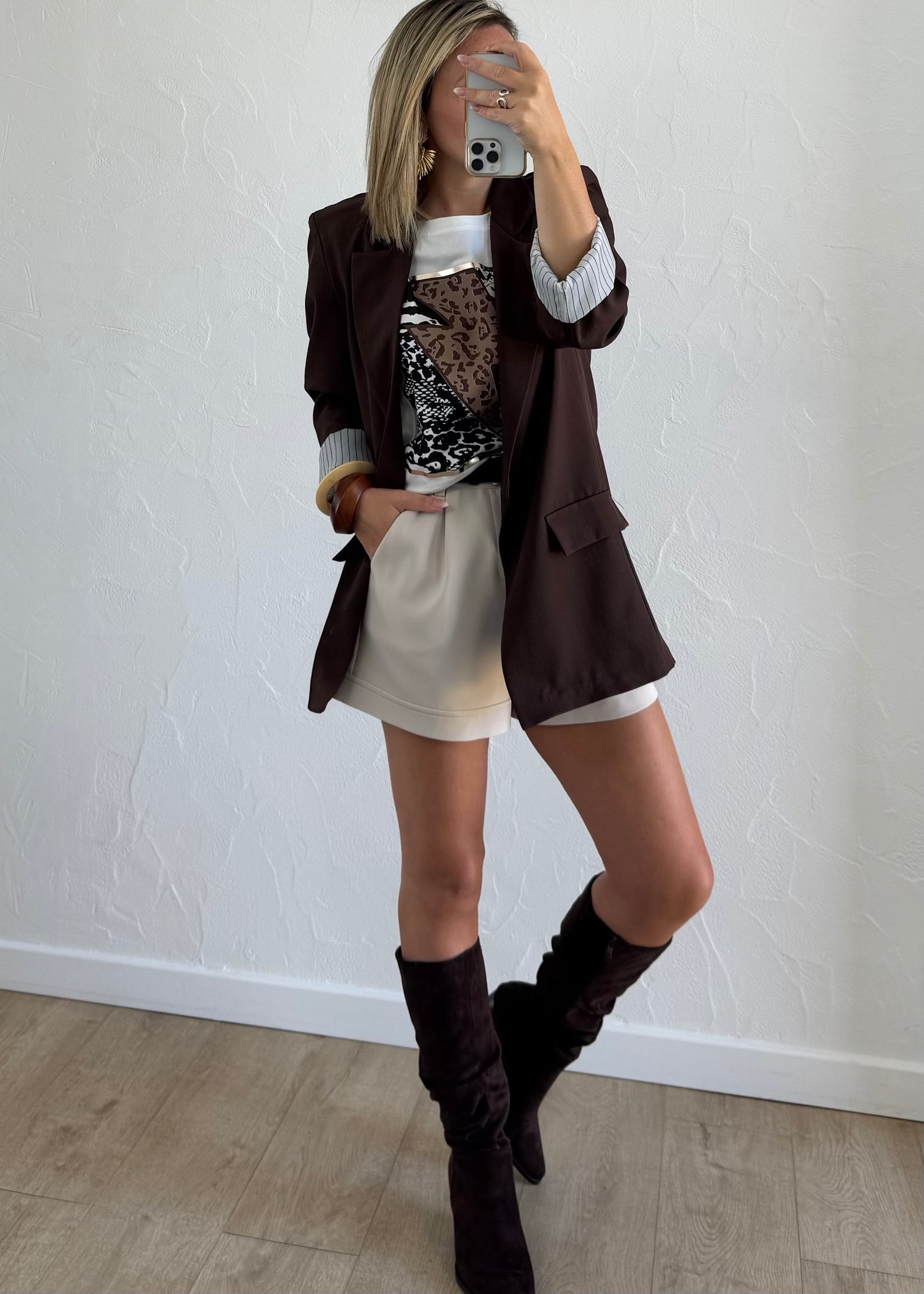 Short FLAVIE Écru