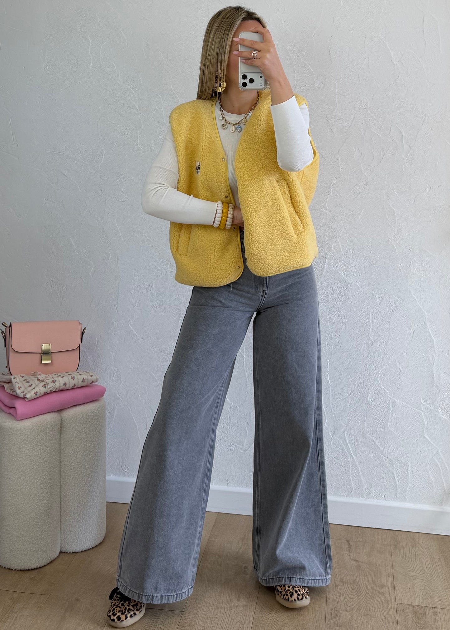 Gilet « BE AWESOME TODAY » Jaune