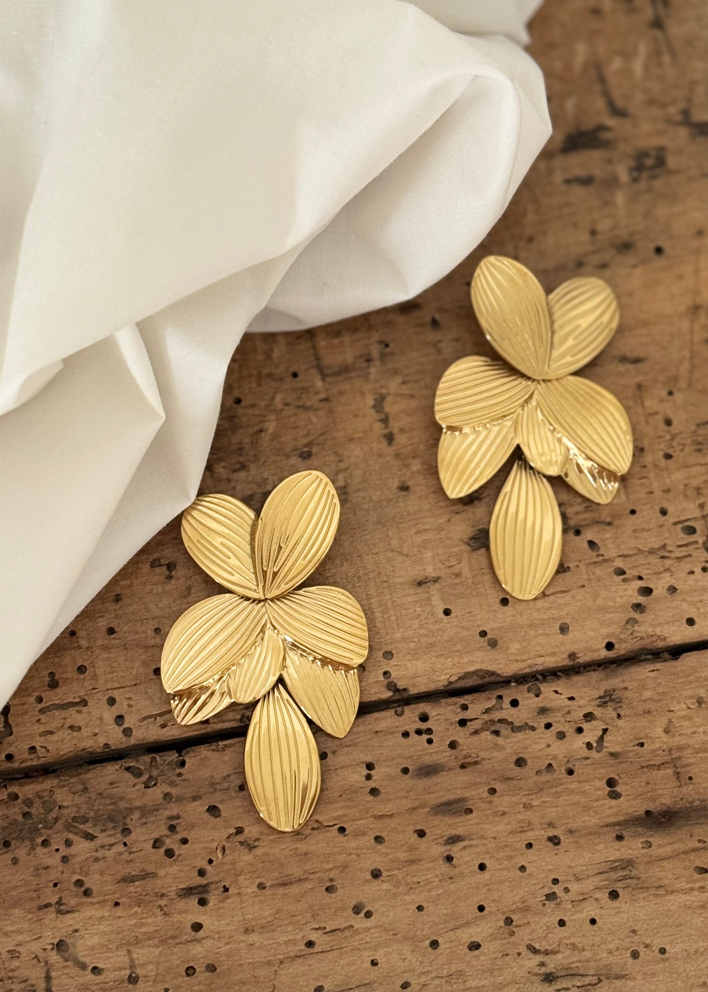 Boucles d’oreilles FLEURS