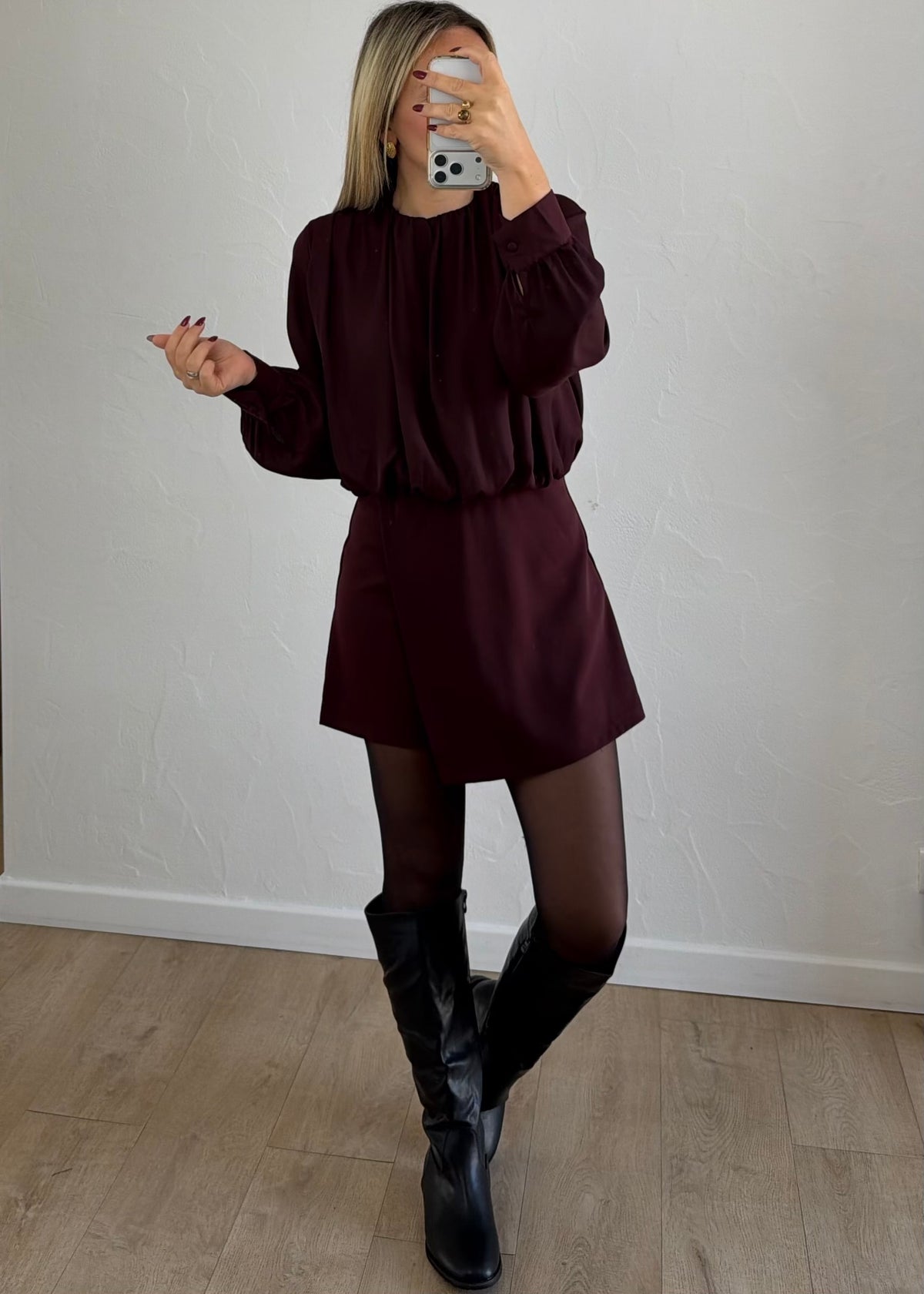 Combishort Samira bordeaux