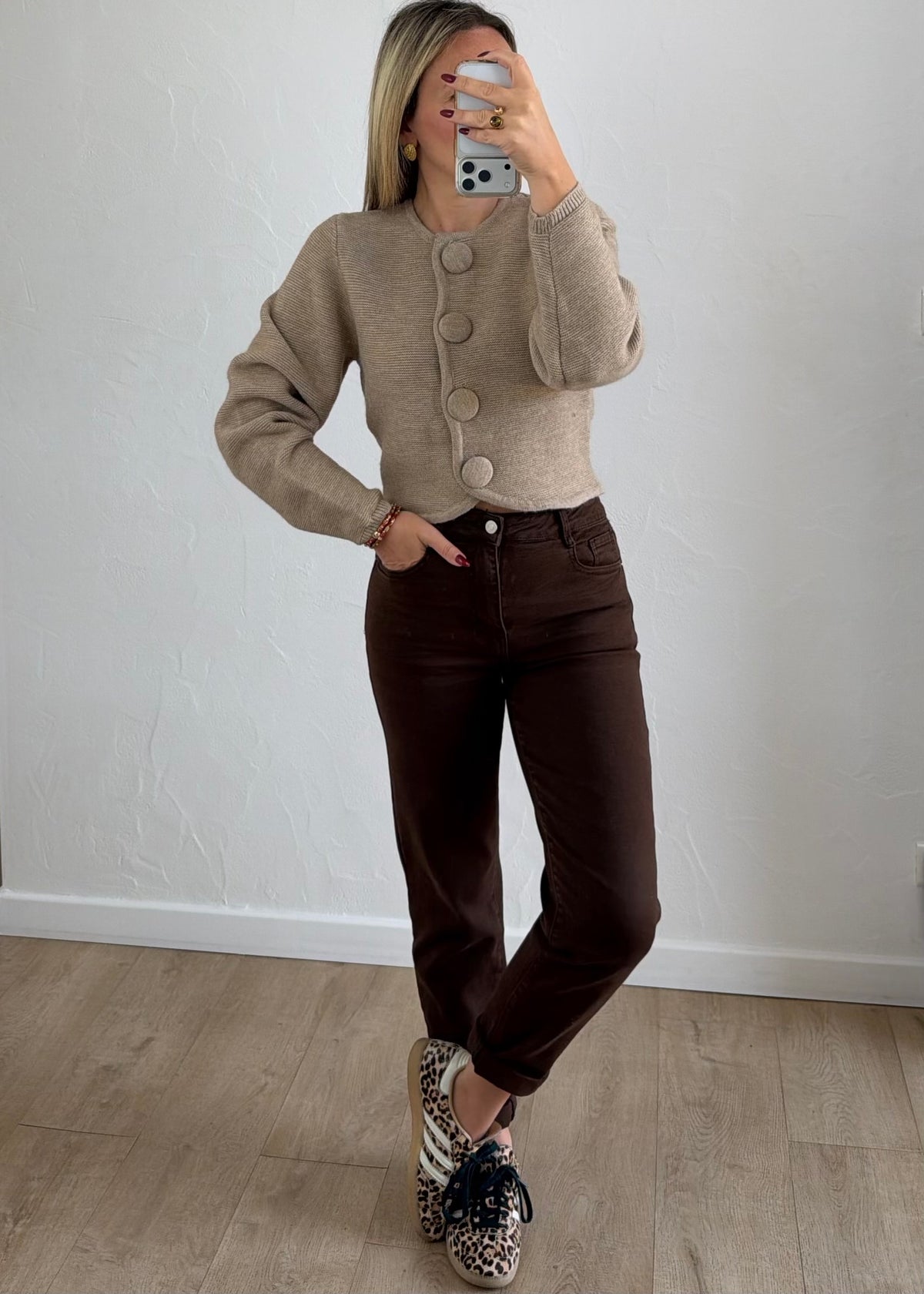 Pull Aurélia taupe