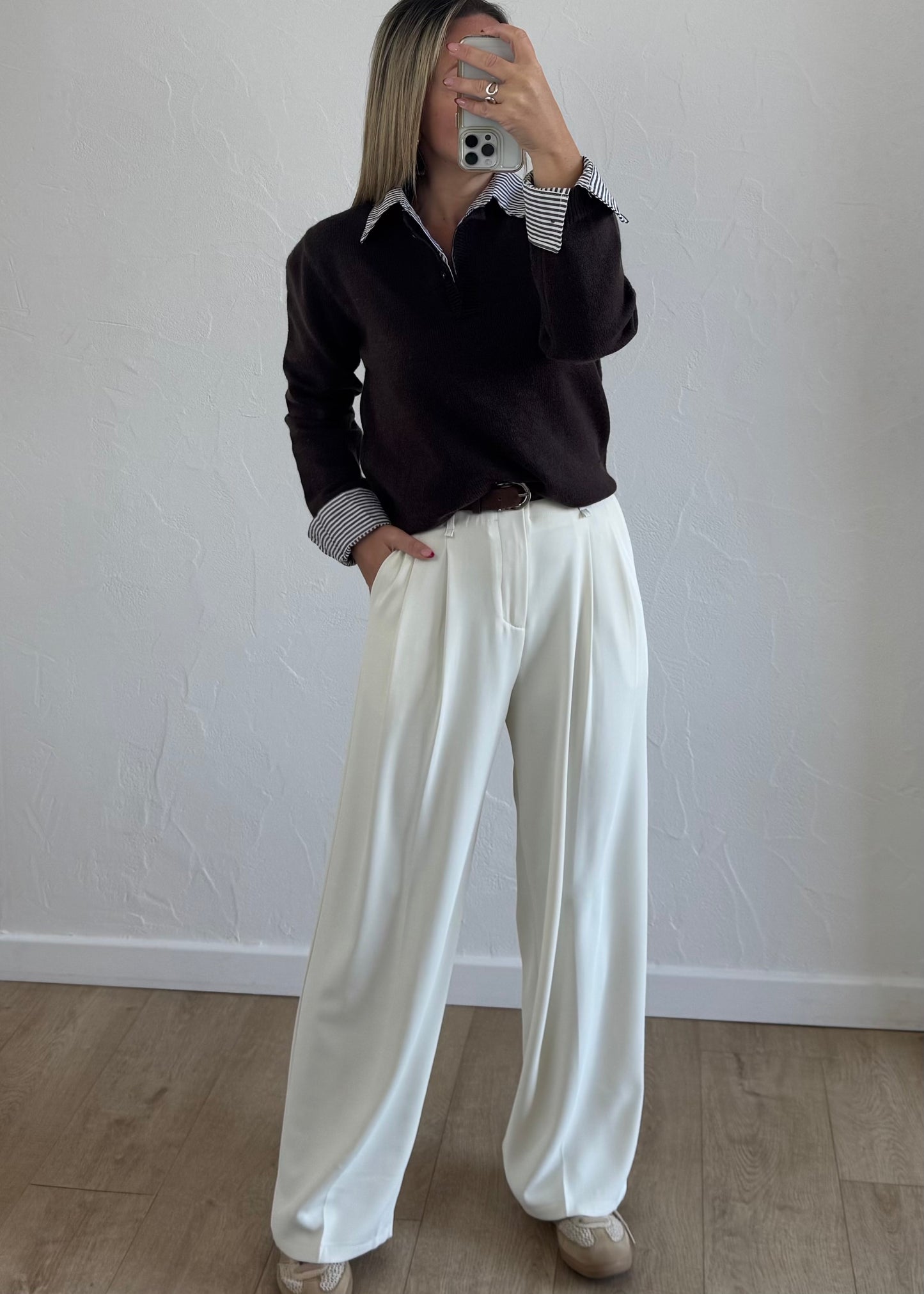 Pull ORELIANE Chocolat