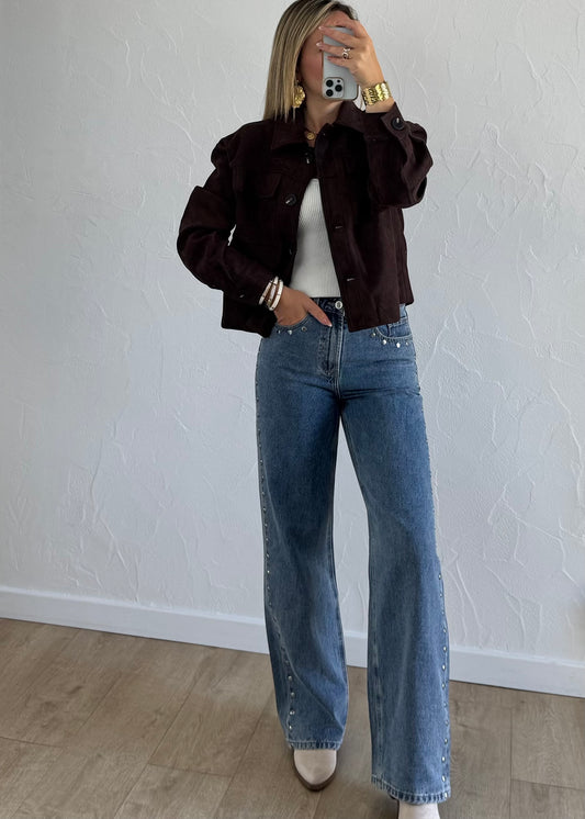 Veste TINA Marron