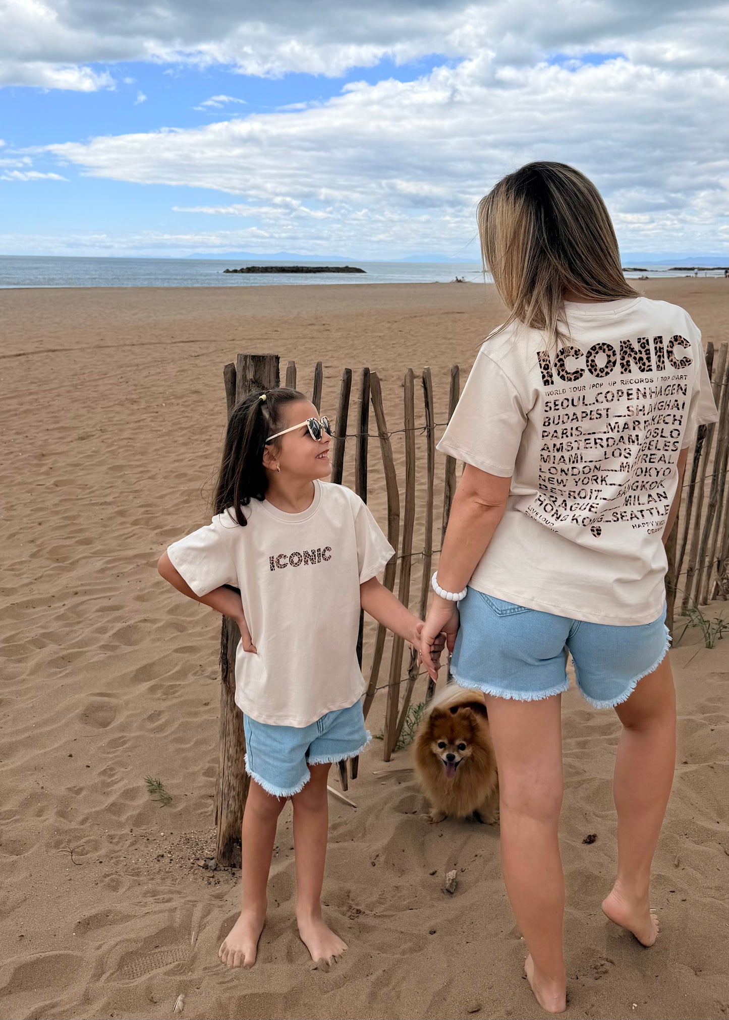T-SHIRT Iconic Sable 🐆 Adulte