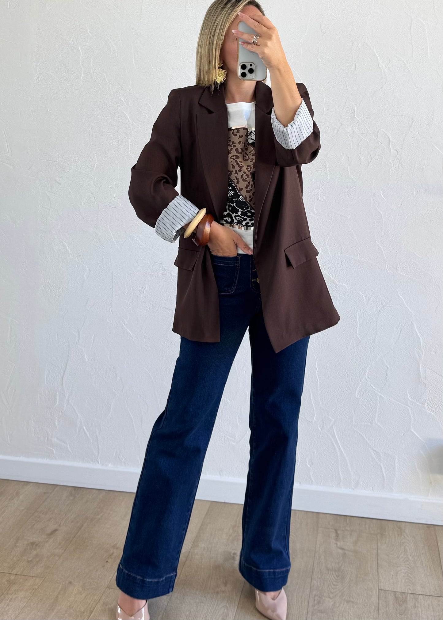 Blazer ROSY Marron